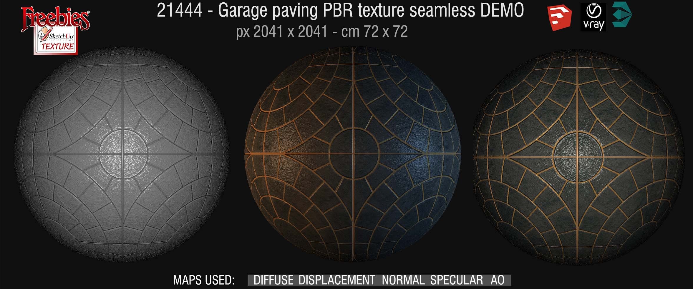 21444 garage paving PBR texture seamless
