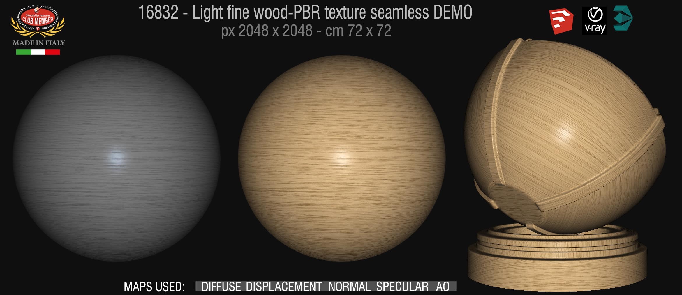 16832 Light fine wood-PBR texture seamless DEMO