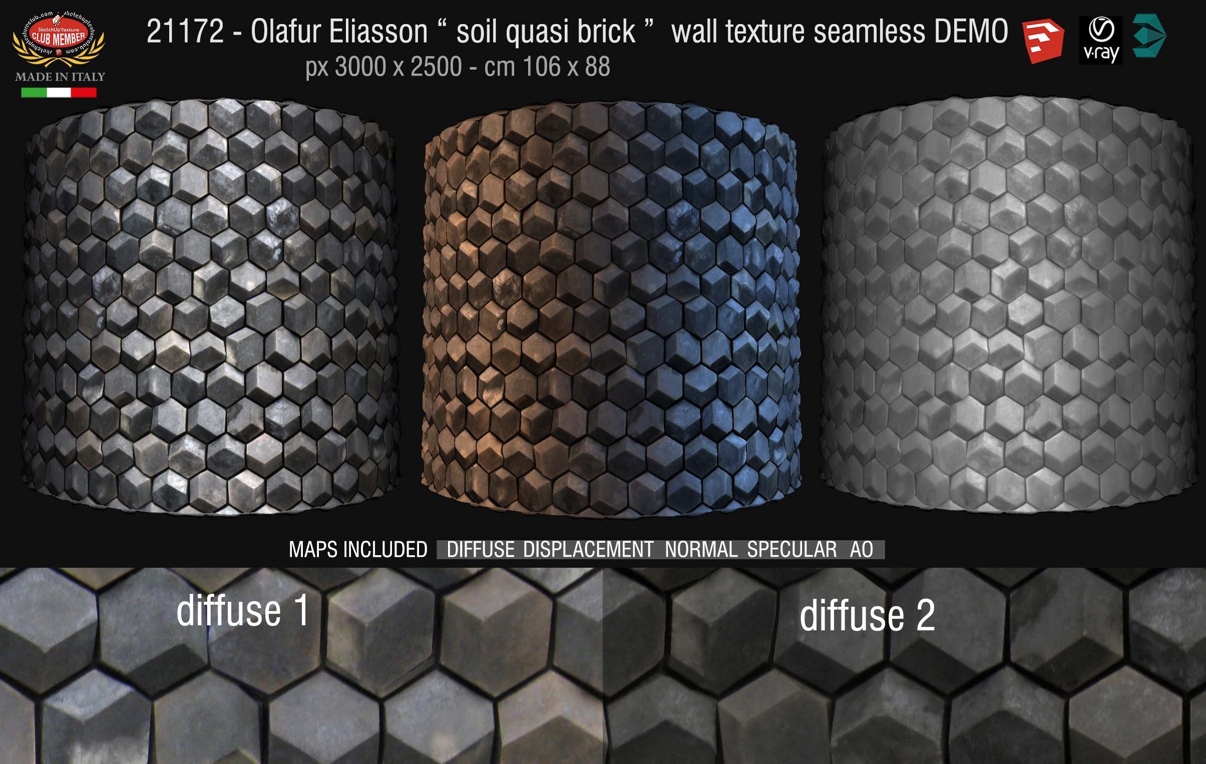 Olafur eliasson soil quasi brick wall texture seamless 21172