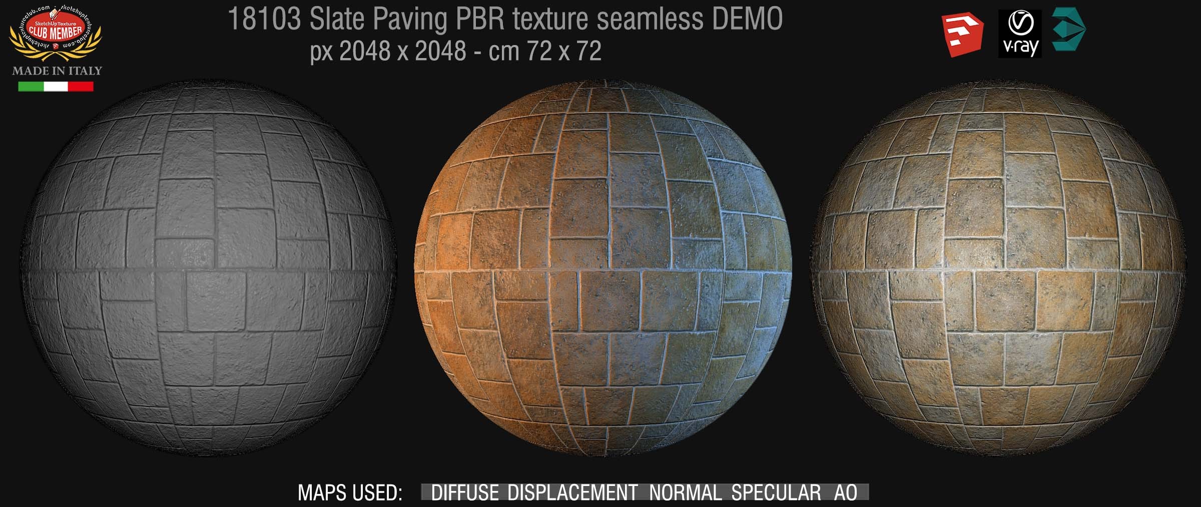 18103 128_slate paving PBR texture seamless DEMO