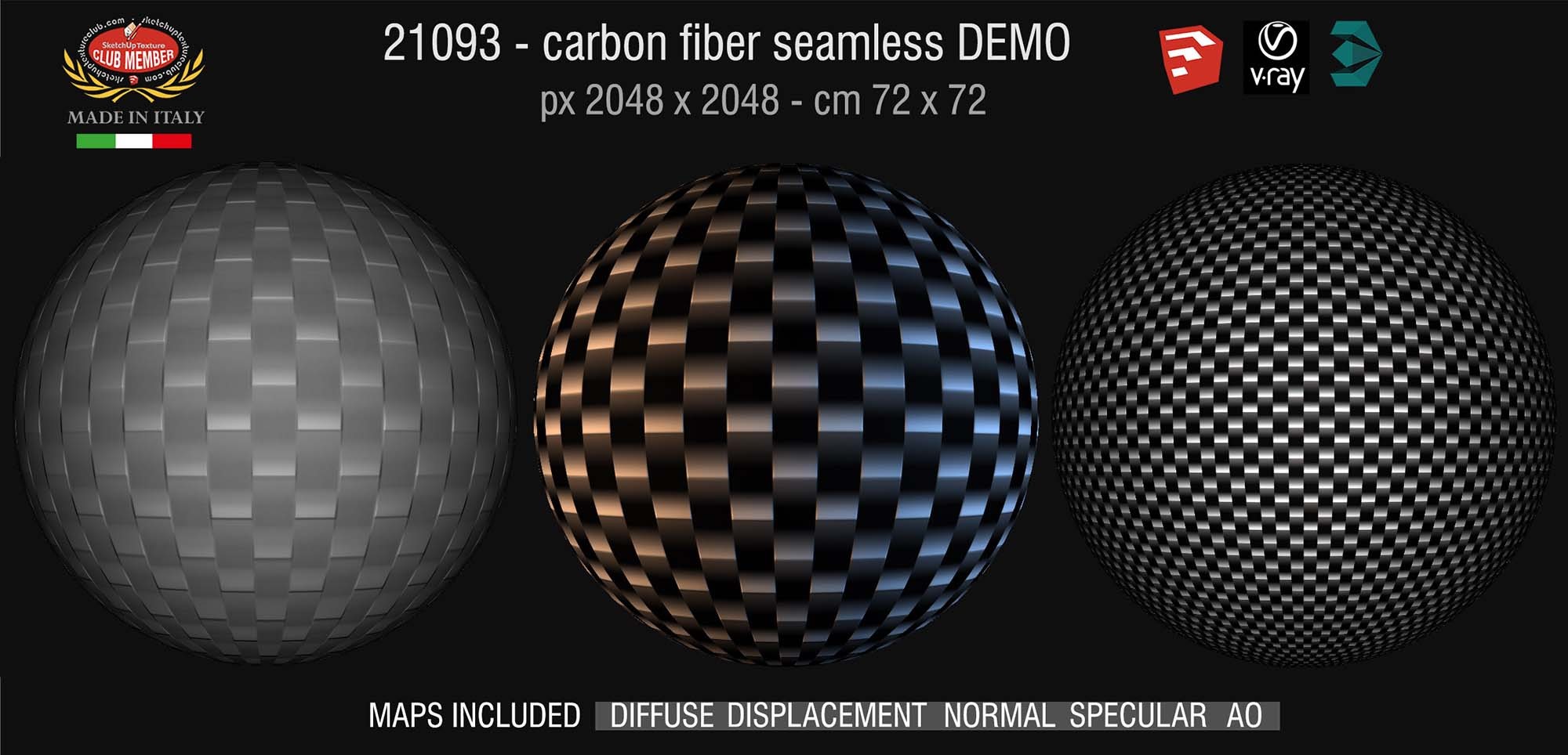 21093 Carbon fiber PBR texture seamless DEMO