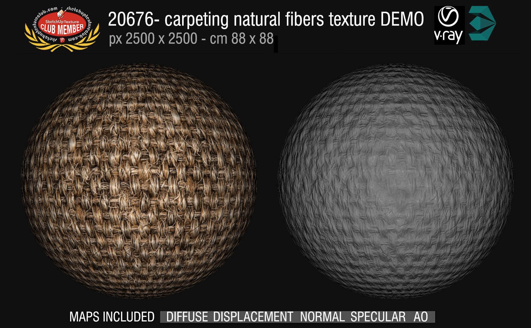 20676 Carpeting natural fibers texture DEMO