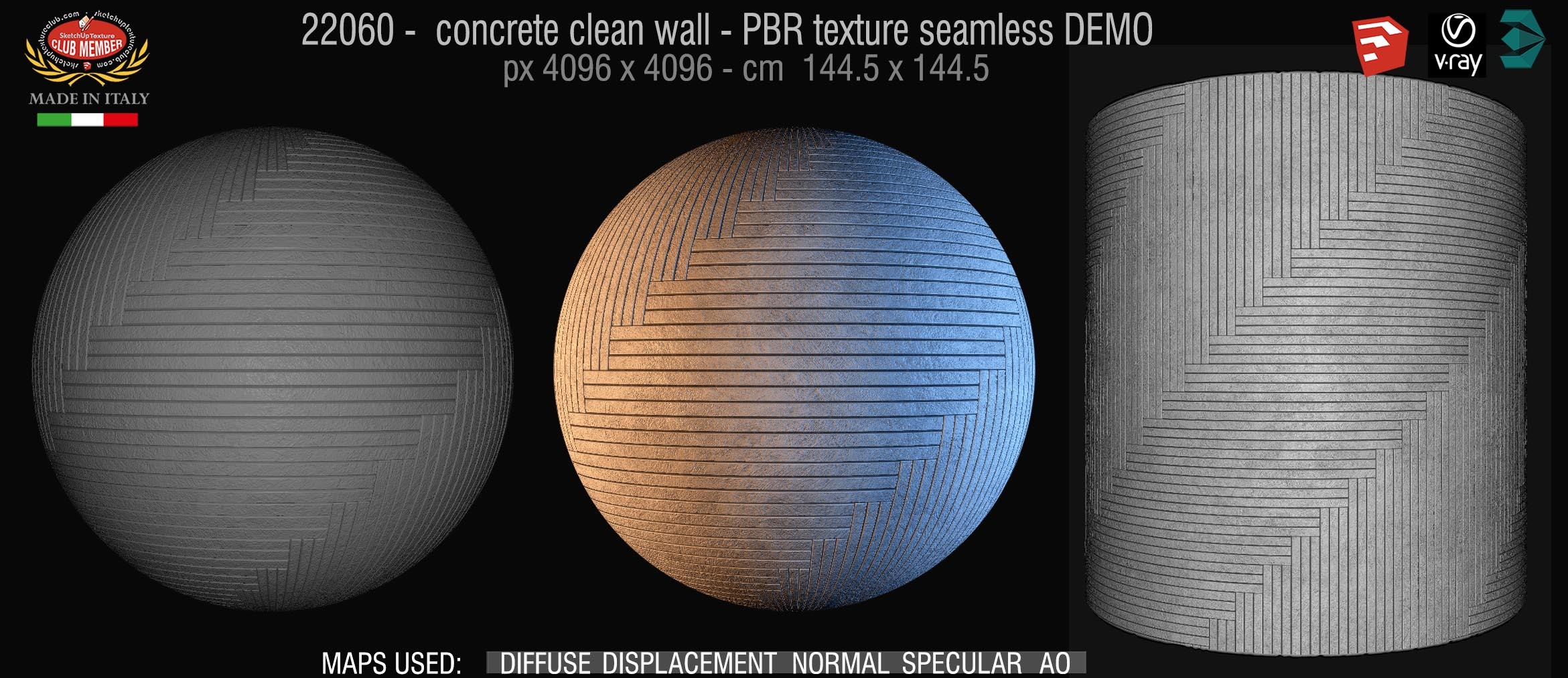 22060 concrete clean wall pbr texture-seamless DEMO