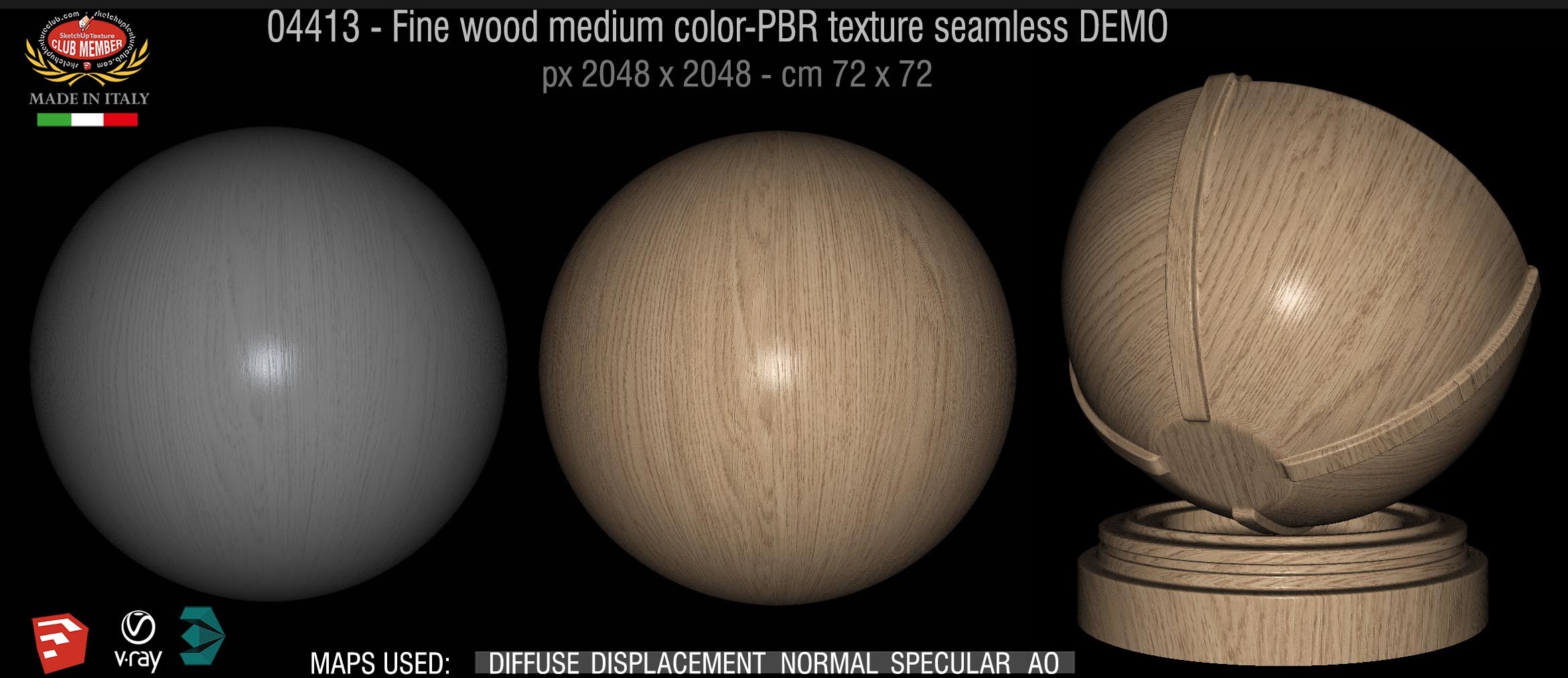 04413 Fine wood medium color-PBR texture seamless DEMO