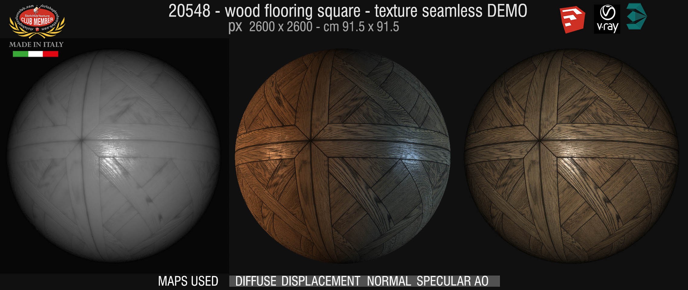 20548 versaille parquet texture + maps DEMO