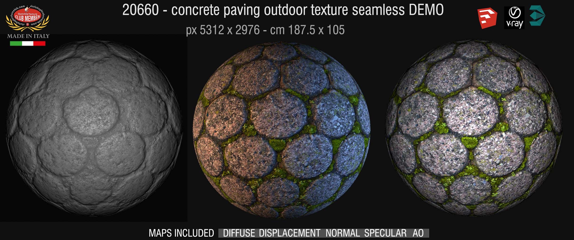 20660 Concrete paving outdoor texture DEMO