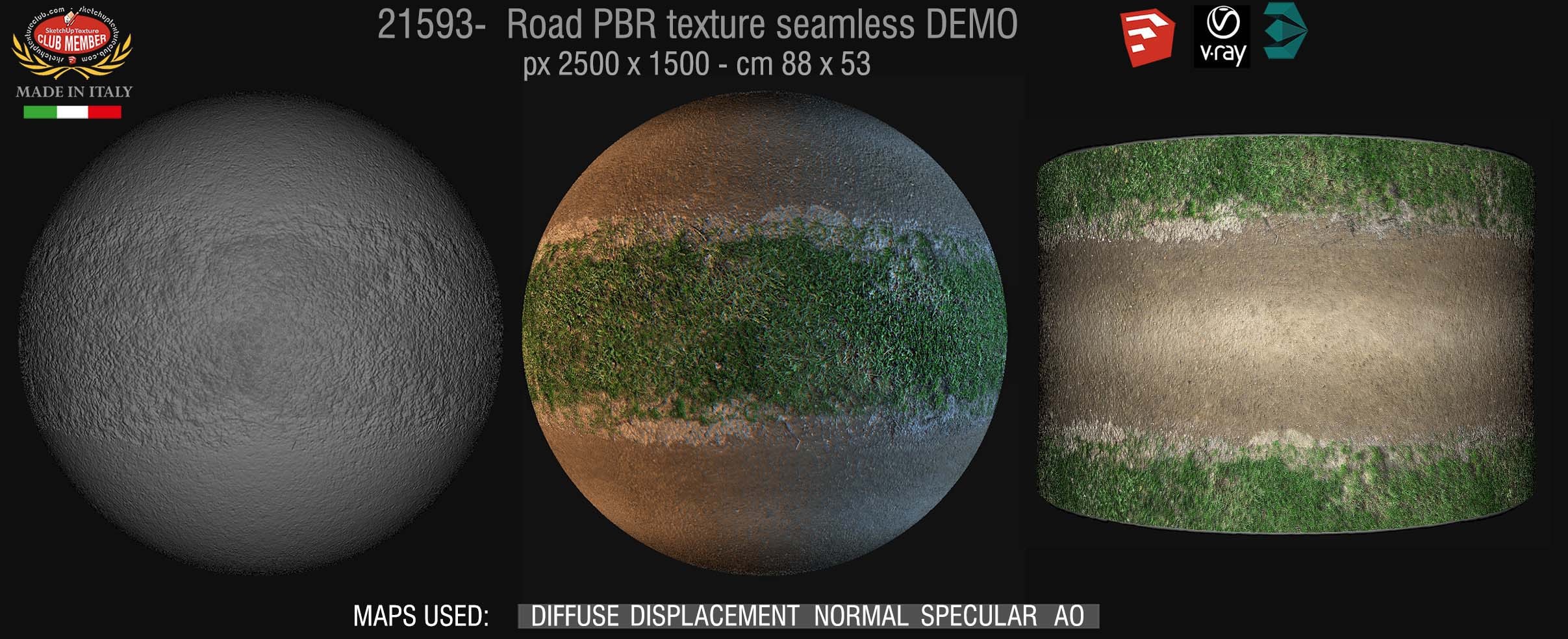21593 dirt road PBR texture seamless DEMO