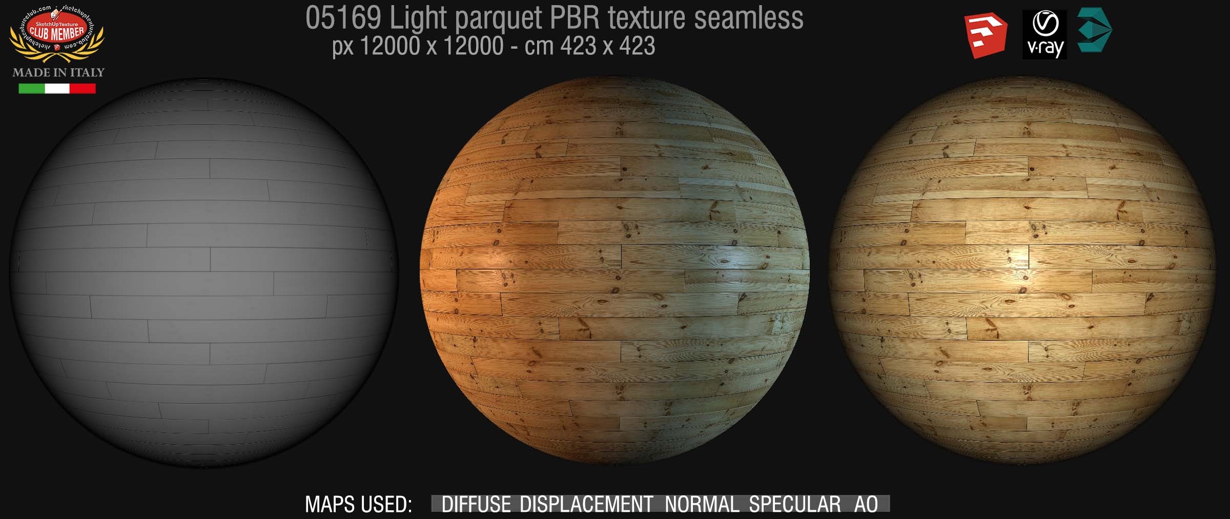 05169 light parquet PBR texture seamless DEMO