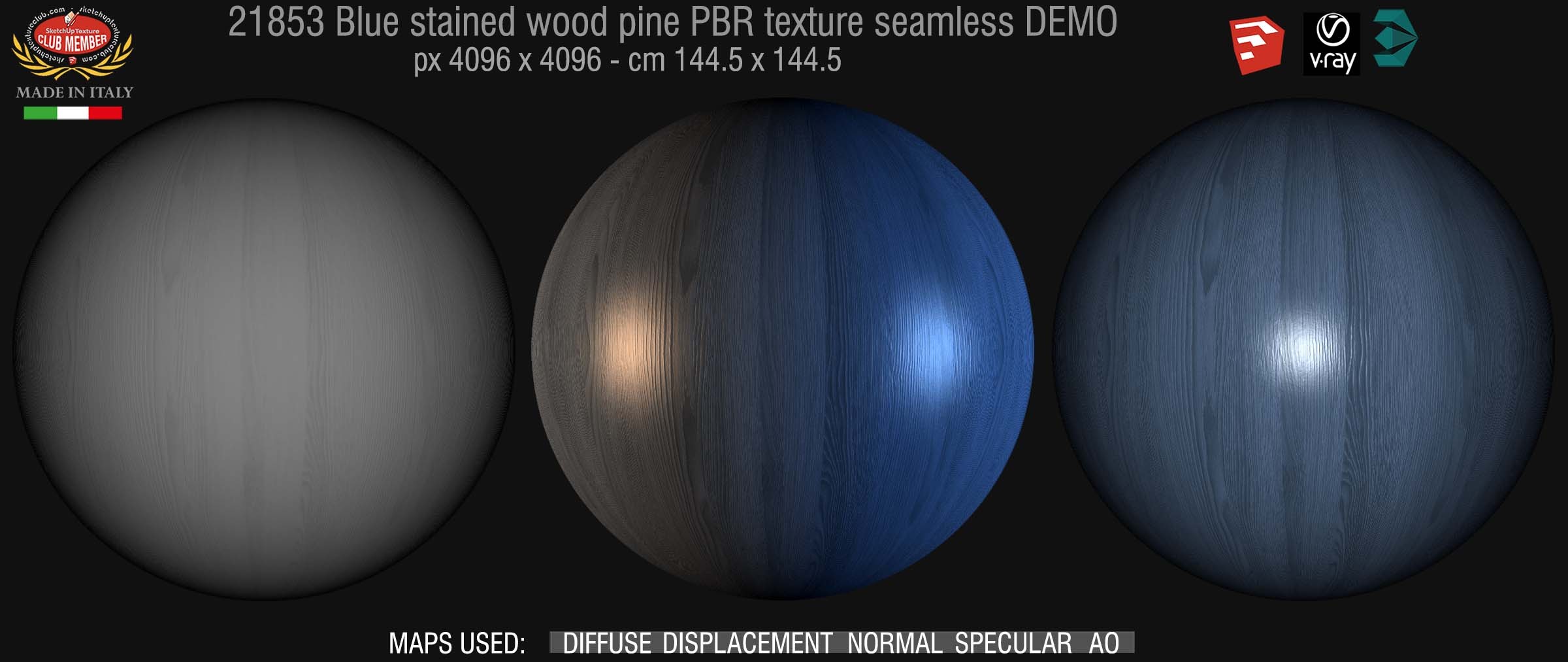21853 Red stained wood pine PBR texture seamless DEMO
