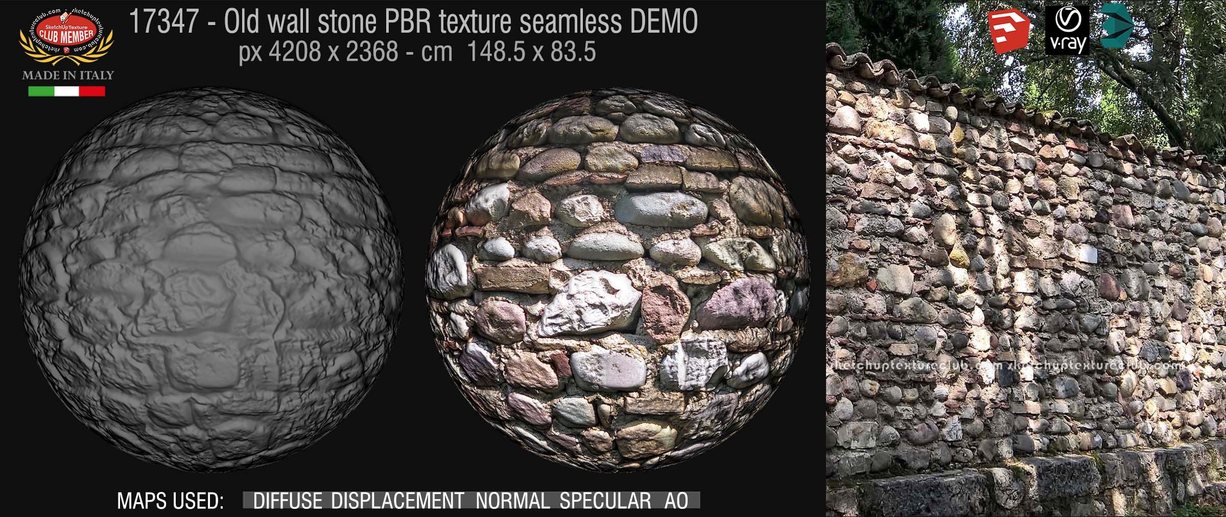 210_Italy Old wall stone texture seamless DEMO