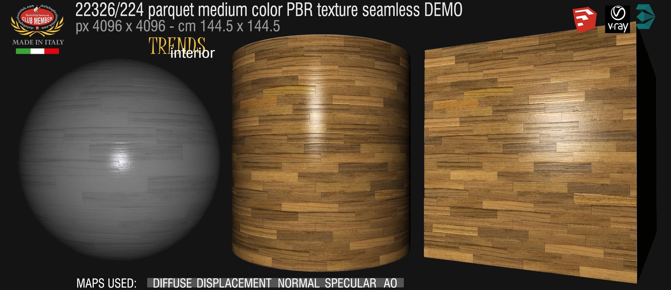 22326_224 parquet medium color PBR texture seamless DEMO