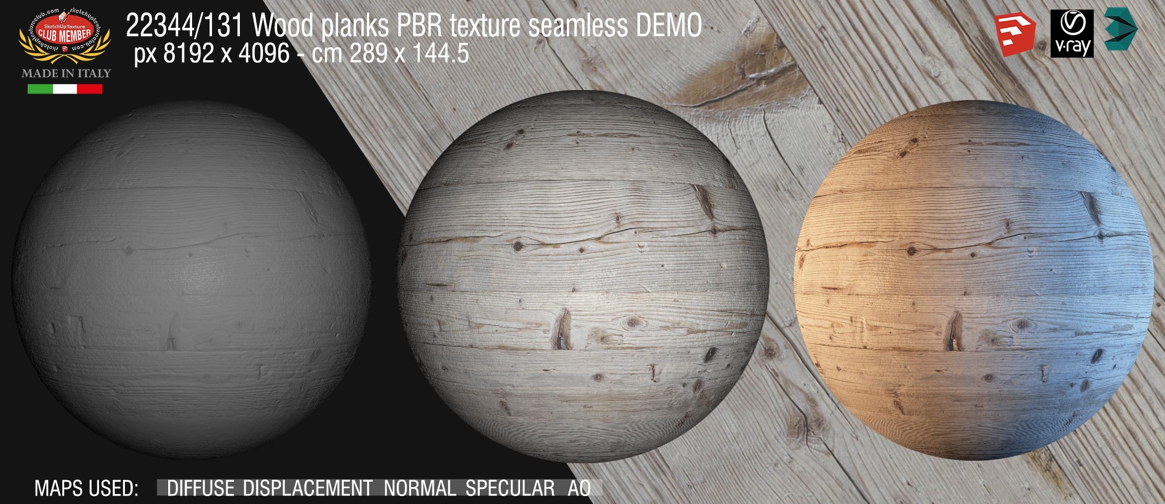 22344_131 Wood planks PBR texture seamless DEMO