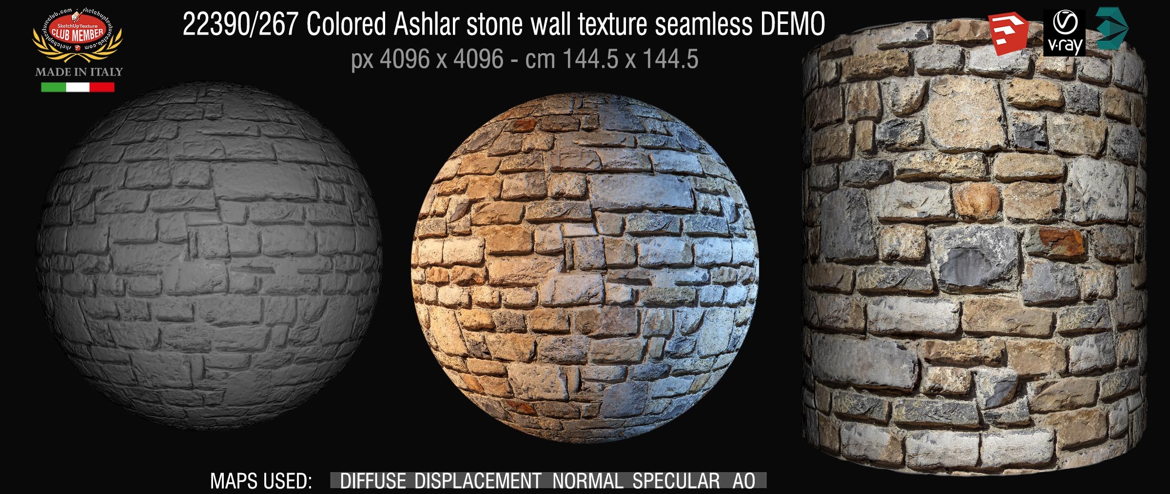 22390_267 Colored Ashlar stone wall texture seamless DEMO