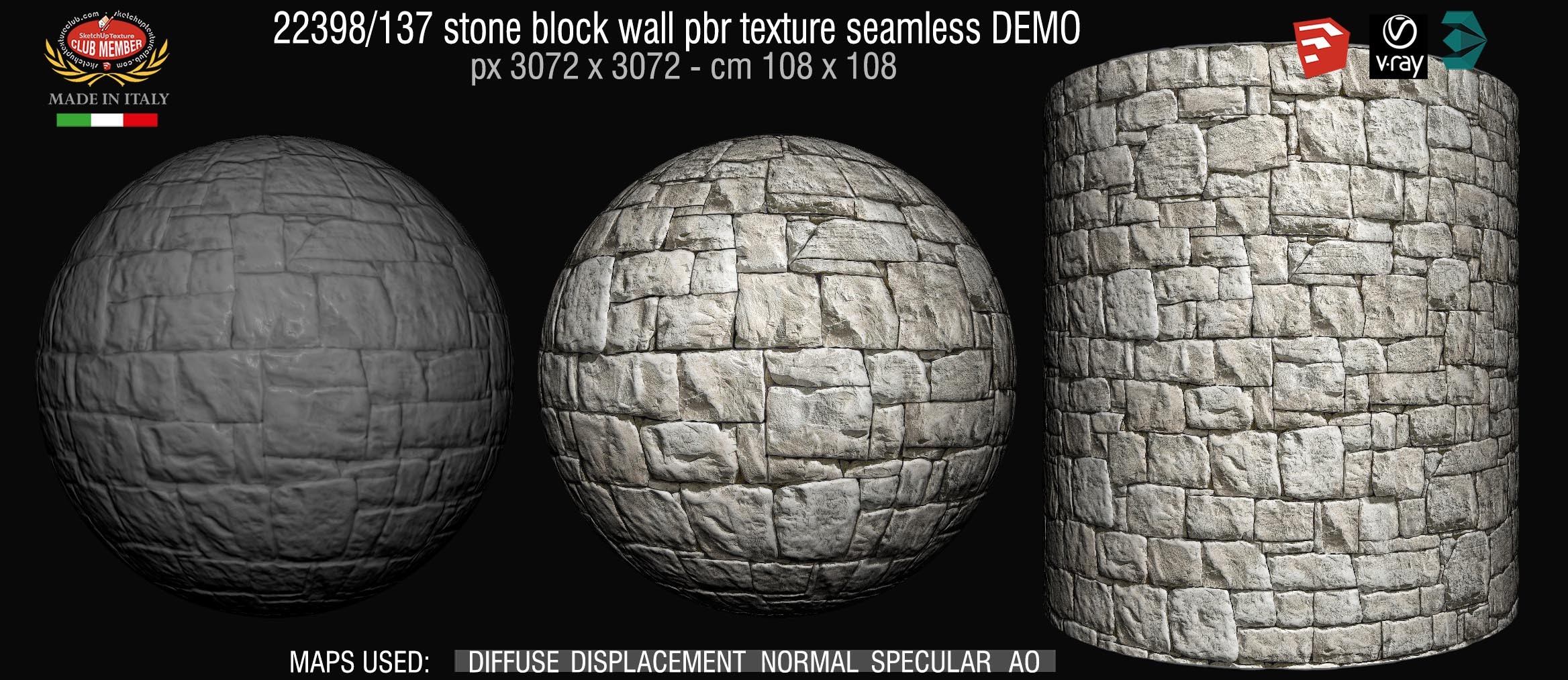 22398_137 stone block wall pbr texture seamless DEMO