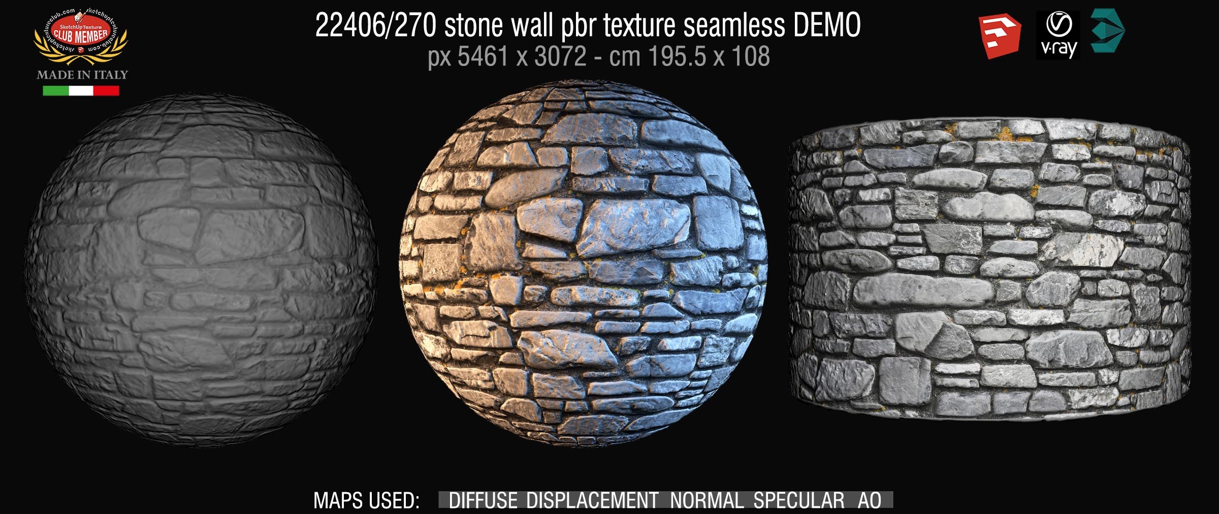 22406_270 stone wall pbr texture seamless DEMO