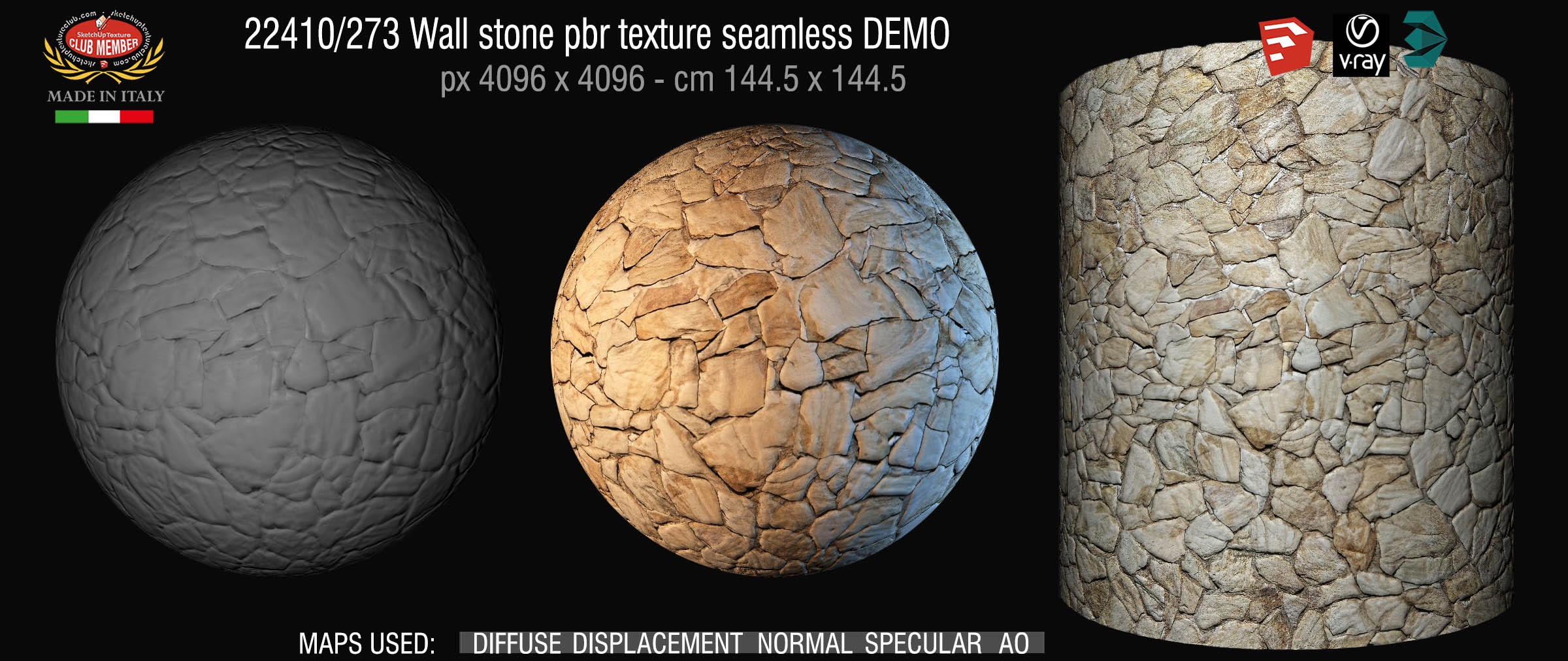 22410_273 Wall stone pbr texture seamless DEMO