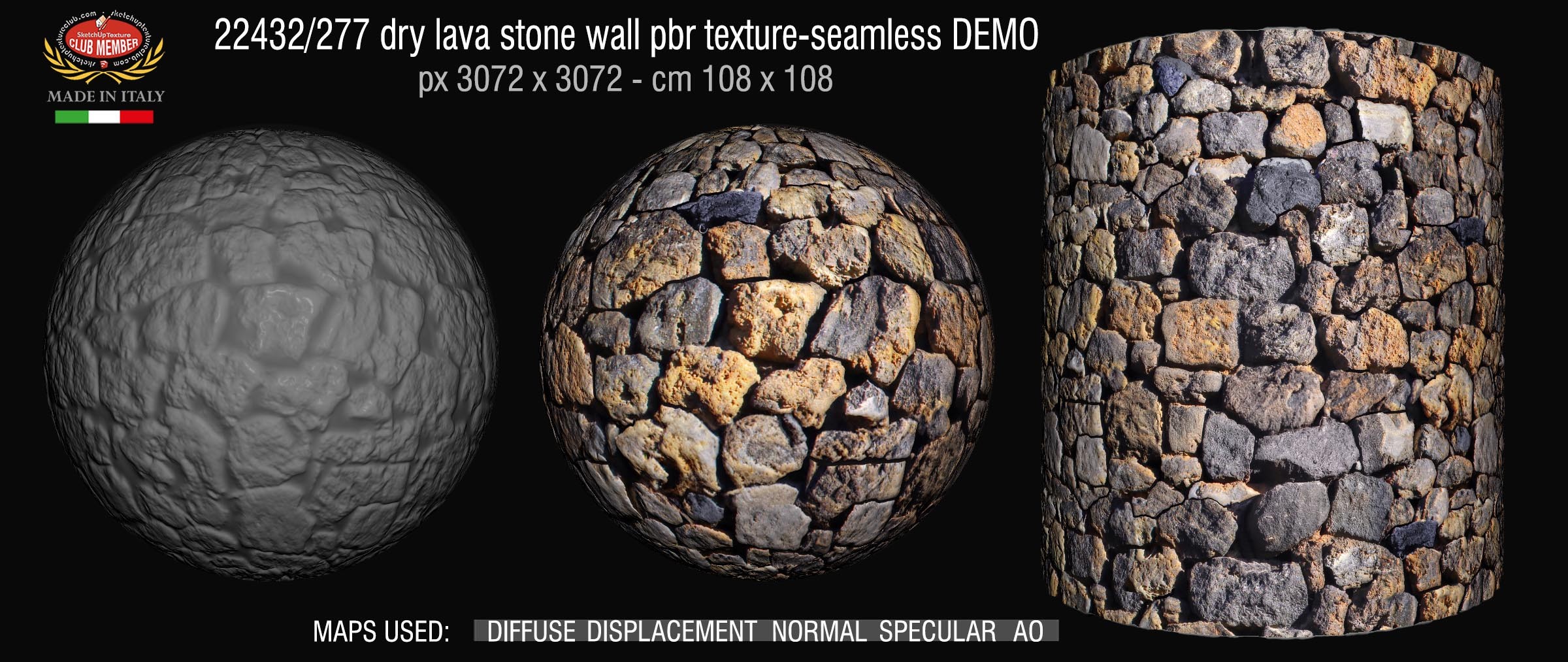 22432_277 dry lava stone wall pbr texture-seamless DEMO