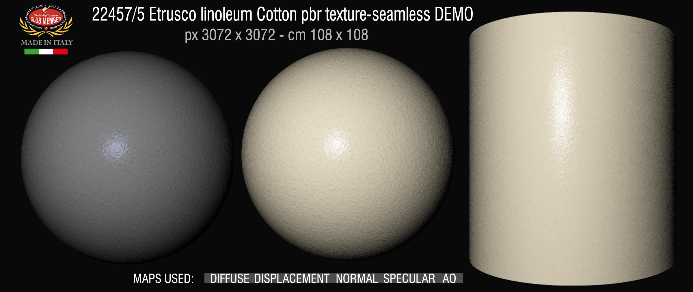 22457_5 Etrusco linoleum Cotton pbr texture-seamless DEMO