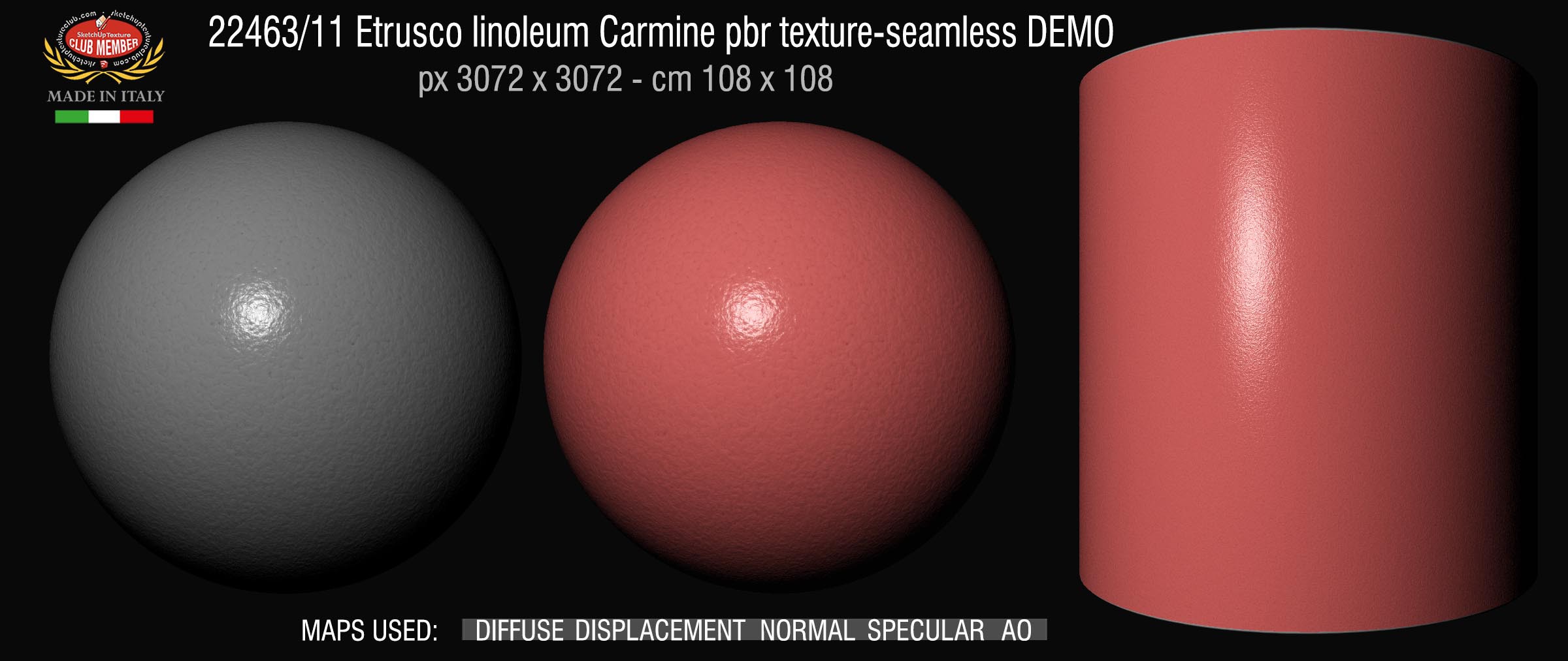 22463_11 Etrusco linoleum Carmine pbr texture-seamless DEMO