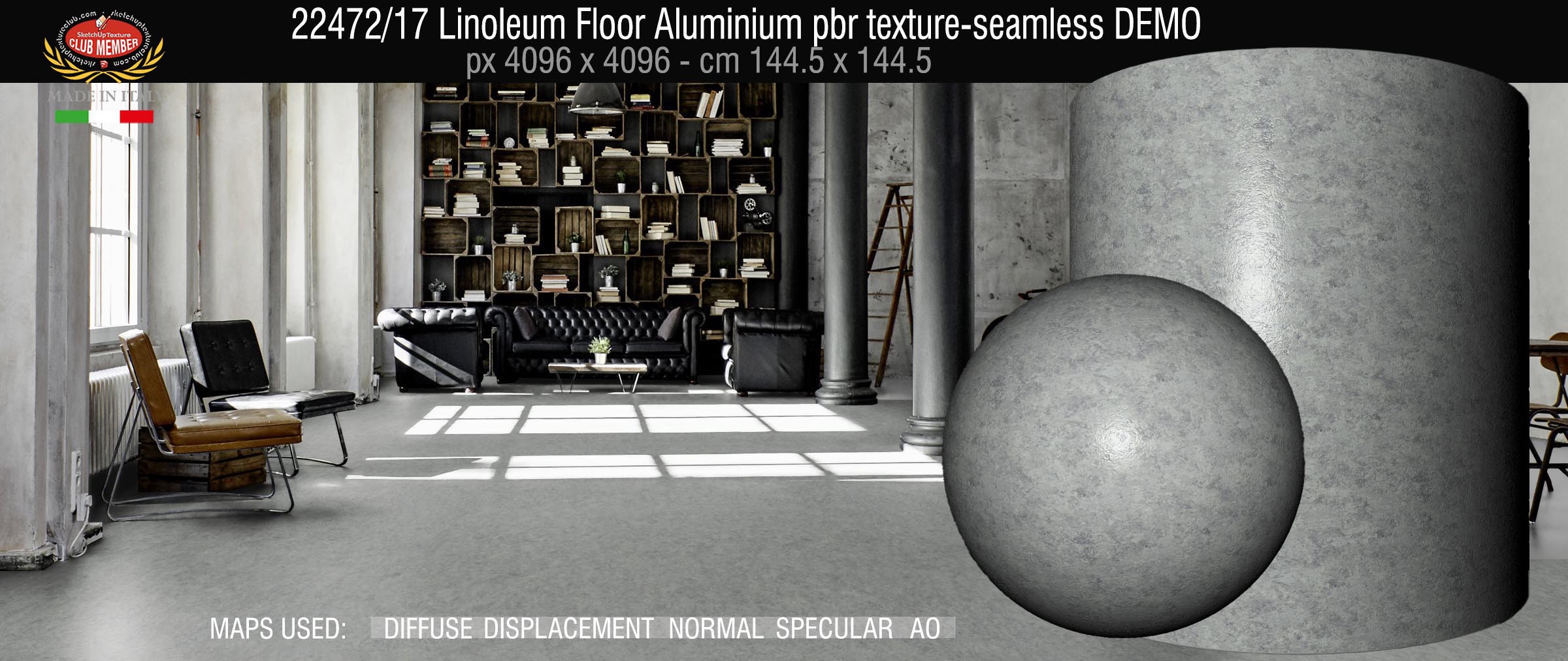 22472_17 Linoleum Floor Aluminium pbr texture-seamless DEMO
