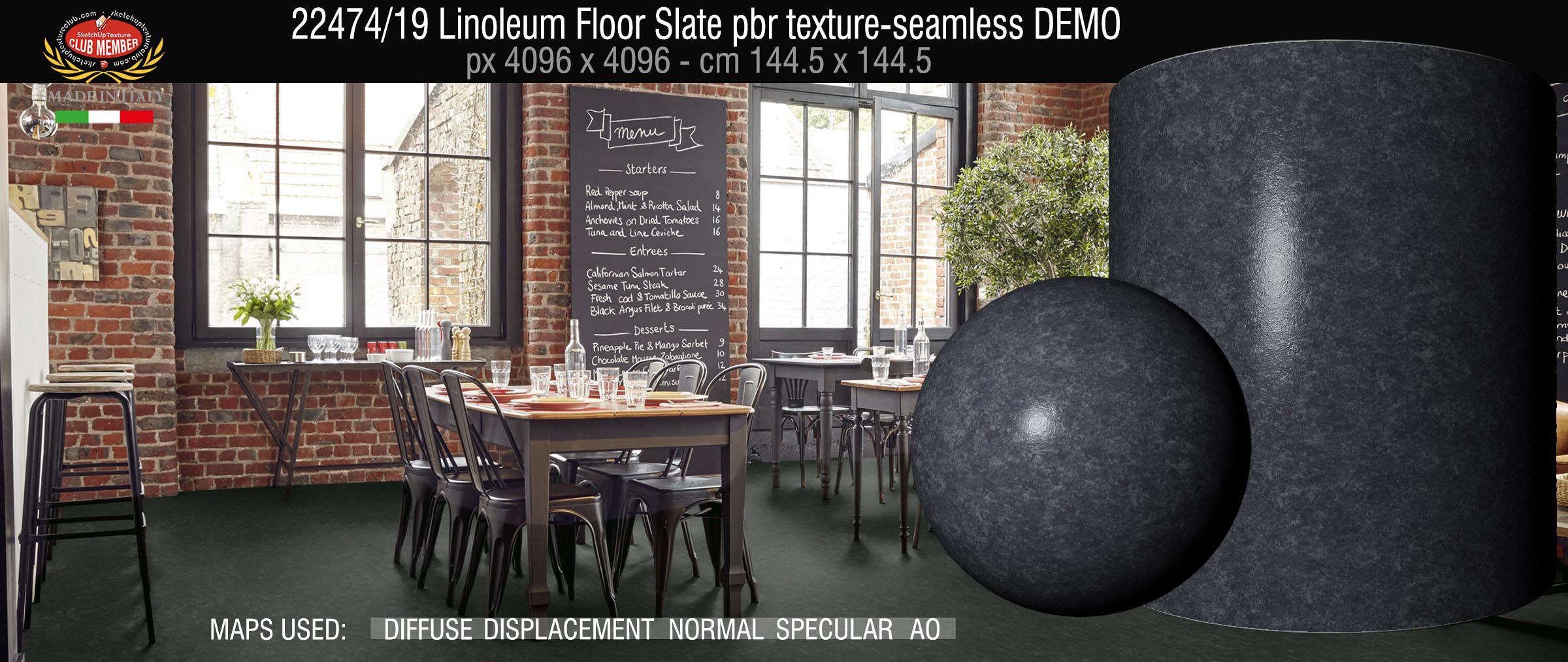22474_19 Linoleum Floor Slate pbr texture-seamless DEMO