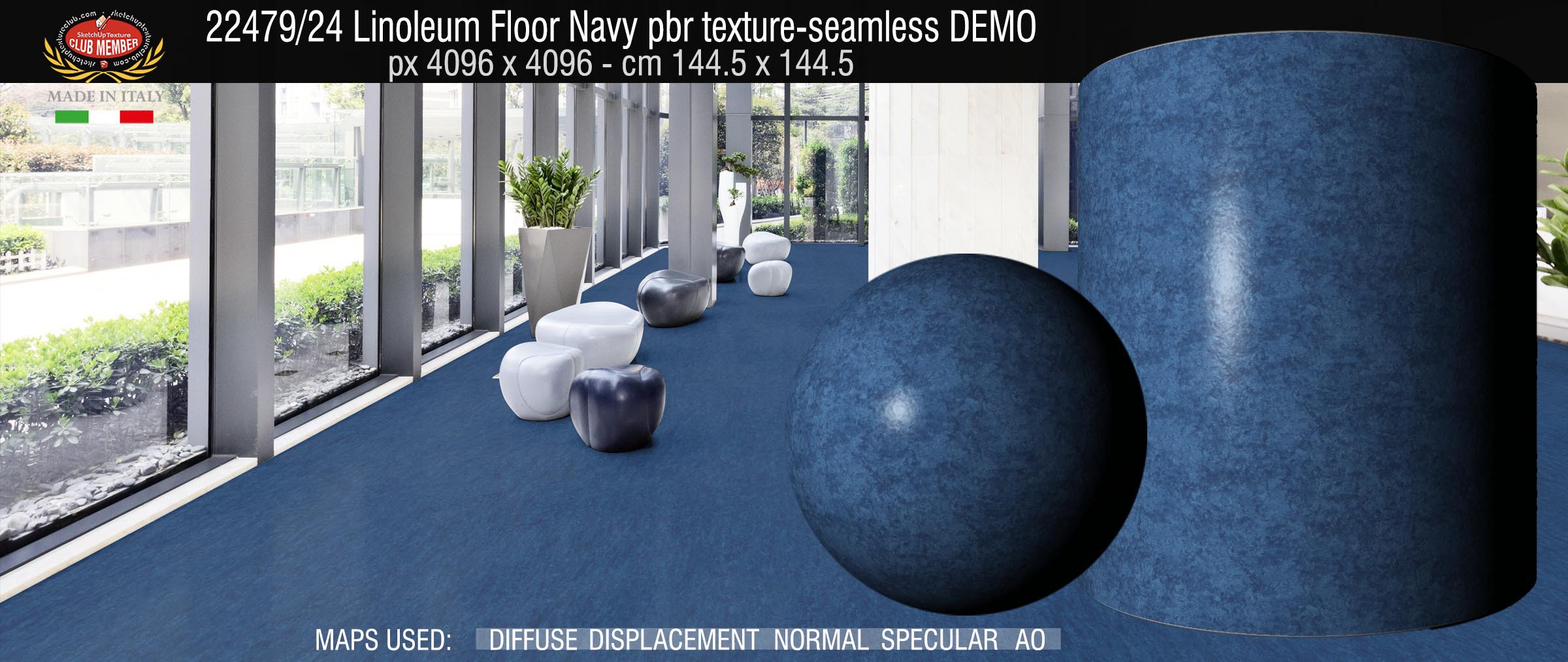 22479_24 Linoleum Floor Navy pbr texture-seamless DEMO