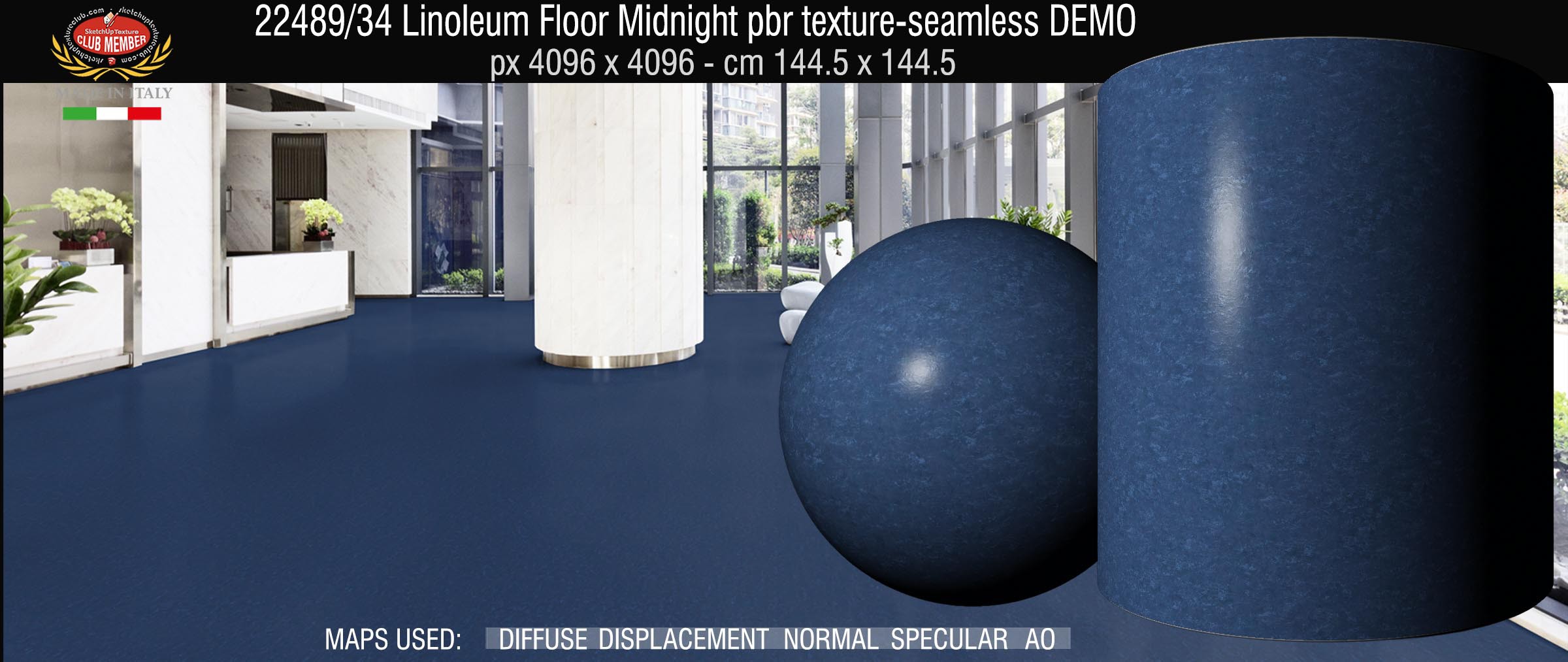 22489_34 Linoleum Floor Midnight pbr texture-seamless DEMO