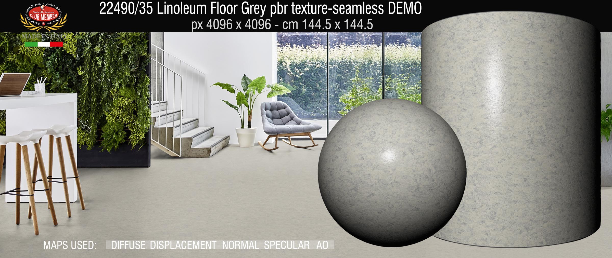 22490_35 Linoleum Floor Midnight pbr texture-seamless DEMO