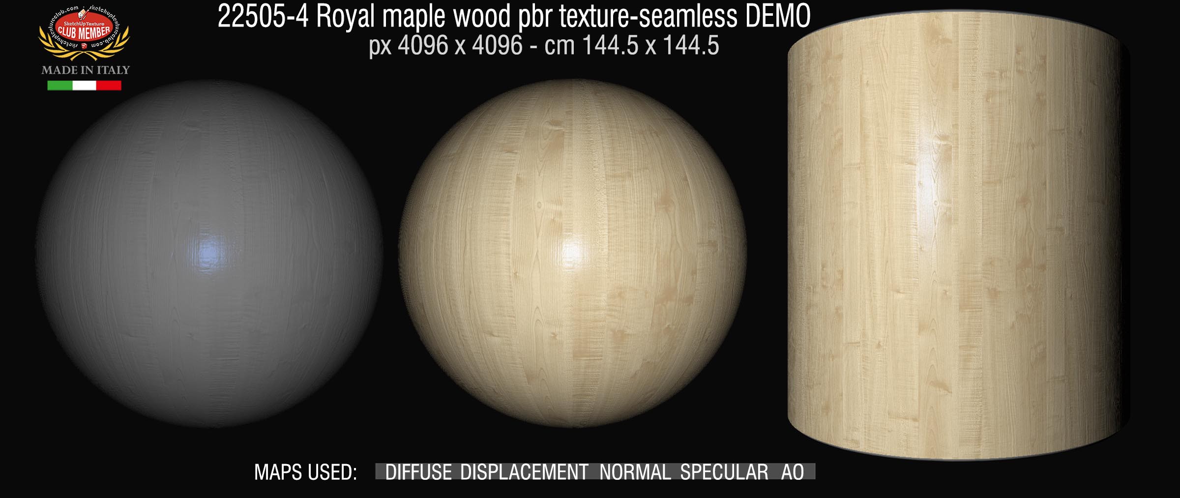 22505-4 Royal maple wood pbr texture-seamless DEMO