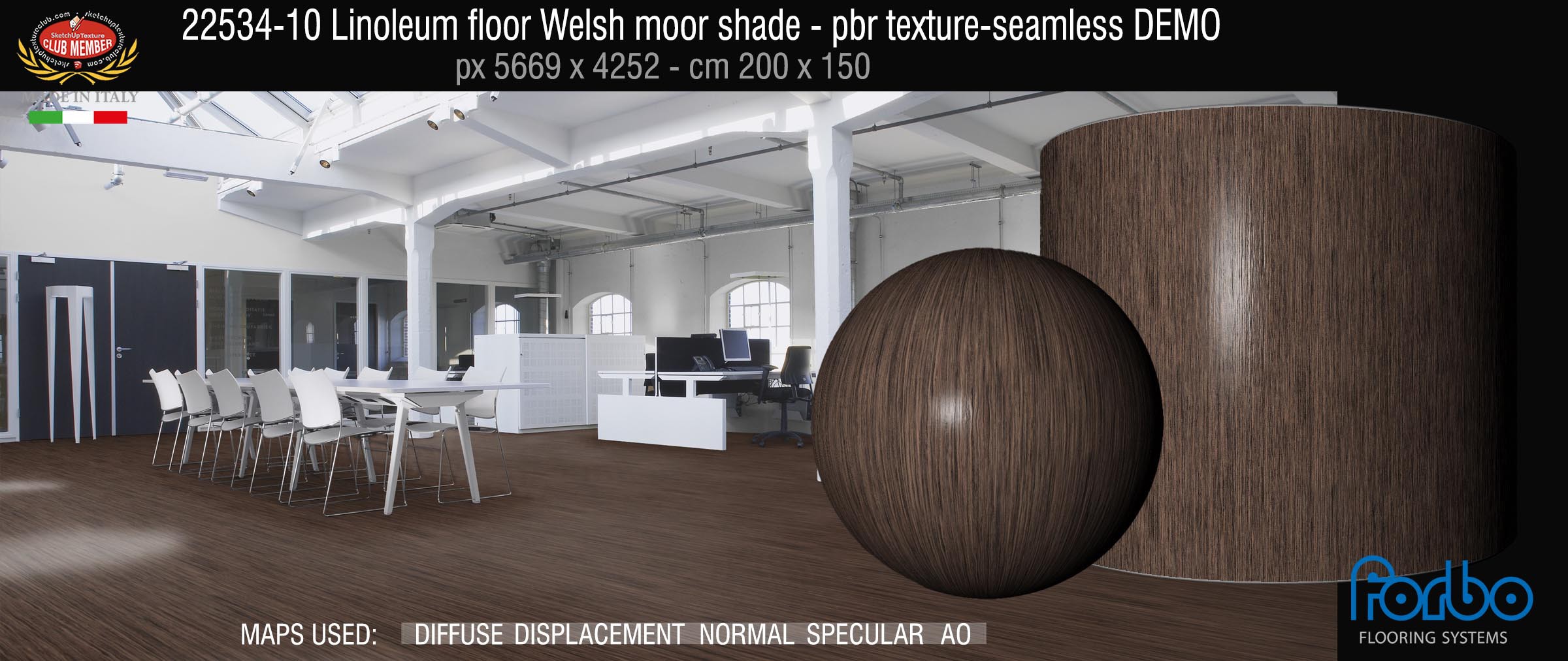 22534-10 Linoleum floor Welsh moor shade-pbr texture-seamless DEMO