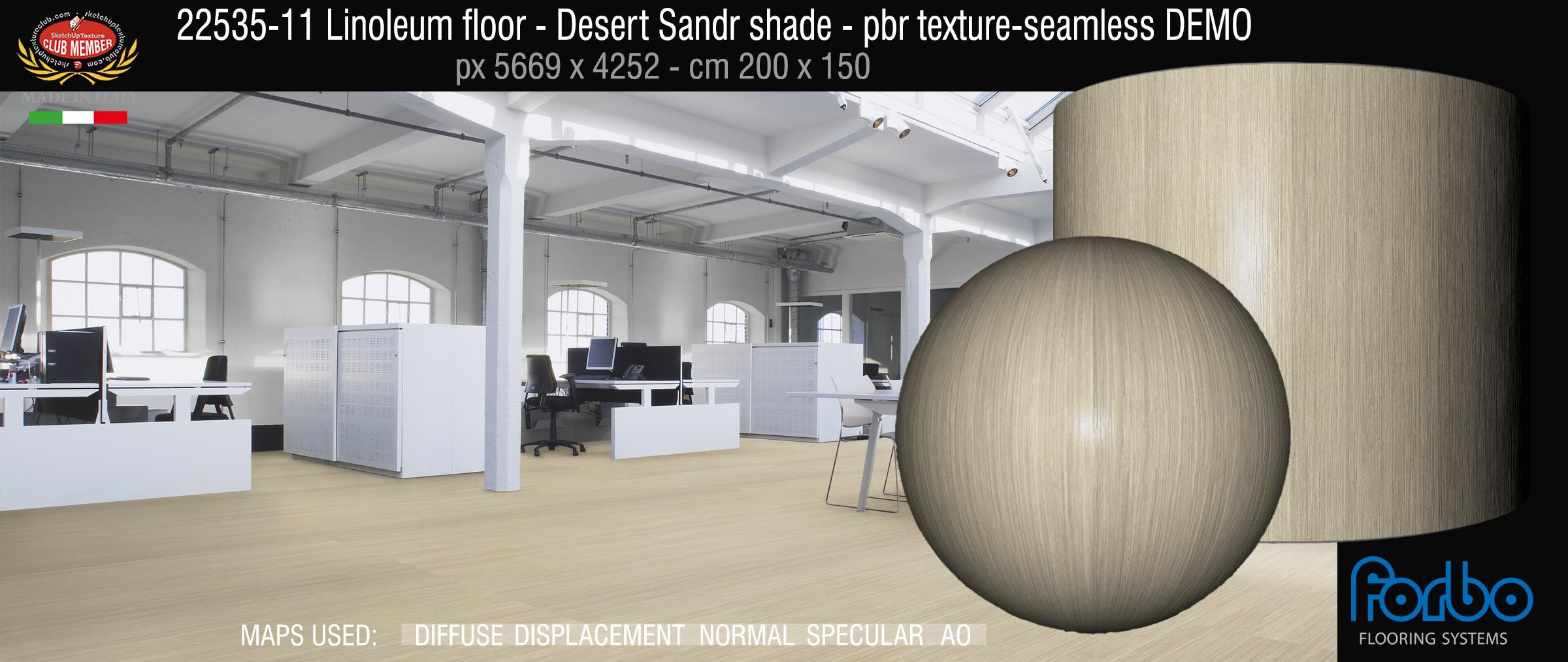 22535-11 Linoleum floor-Desert Sandr shade-pbr texture-seamless DEMO