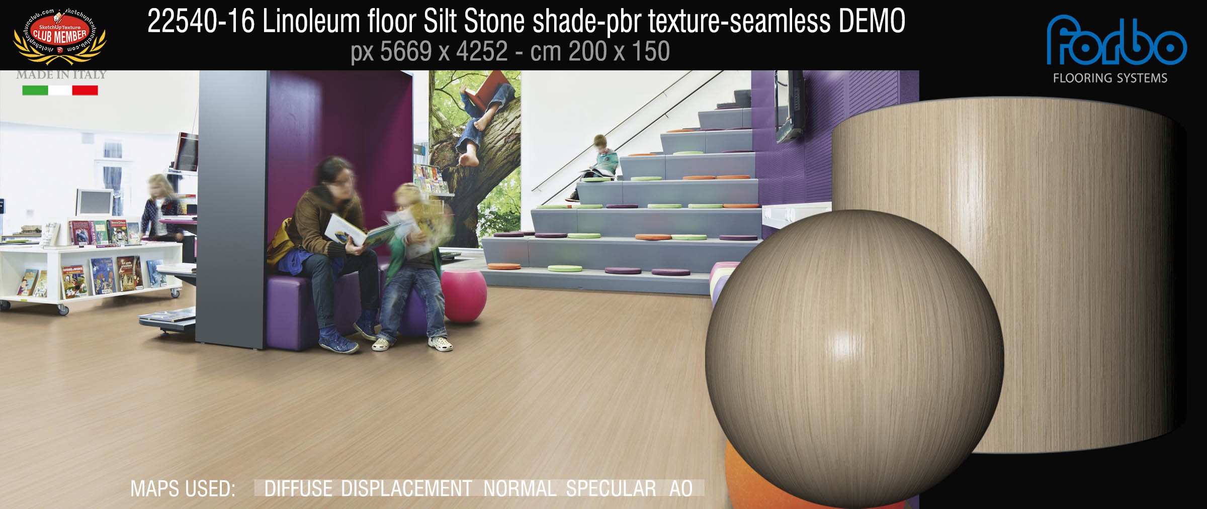 22540-16 Linoleum floor Silt Stone shade-pbr texture-seamless DEMO