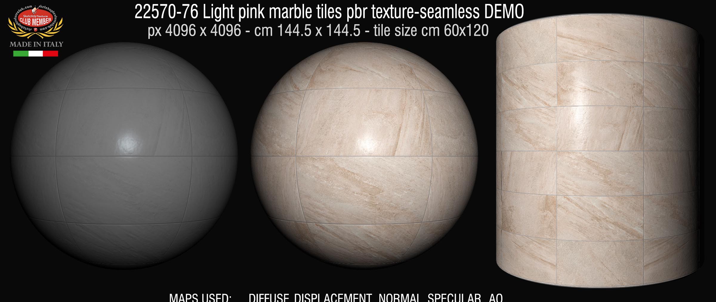 22570-76 Light pink marble tiles pbr texture-seamless DEMO