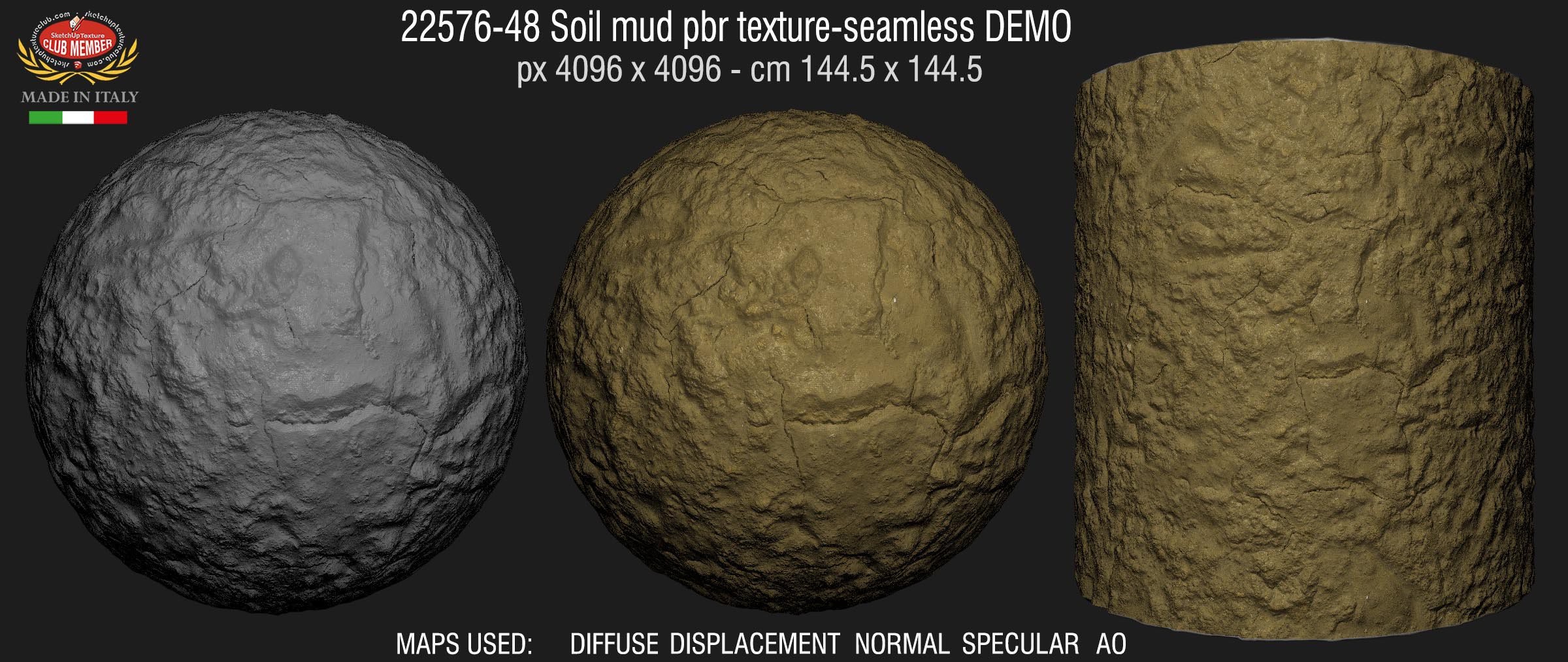 22576-48 Soil mud pbr texture-seamless DEMO