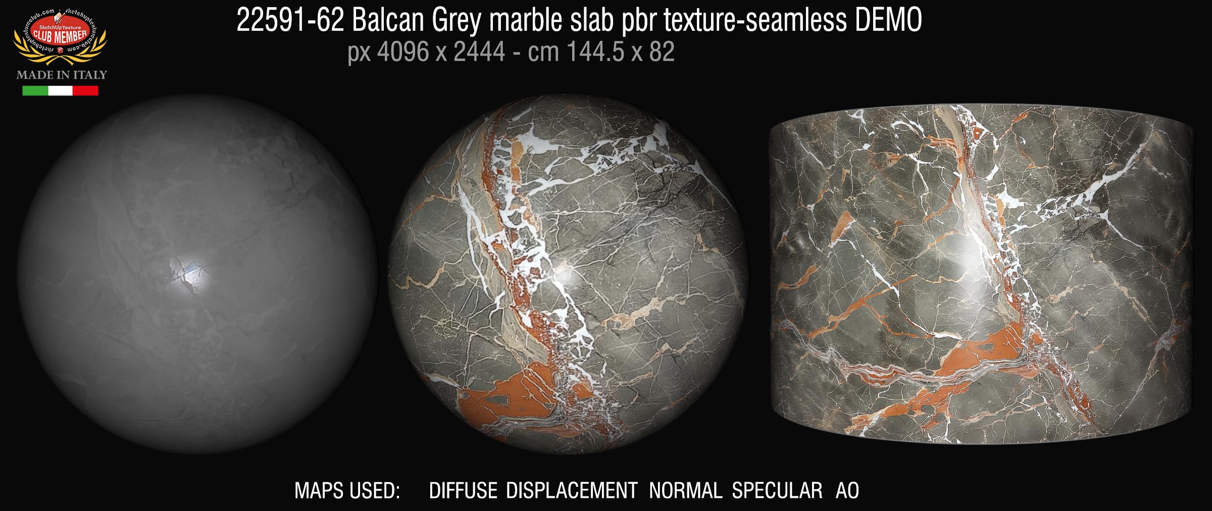 22591-62 Balcan Grey marble slab pbr texture-seamless DEMO