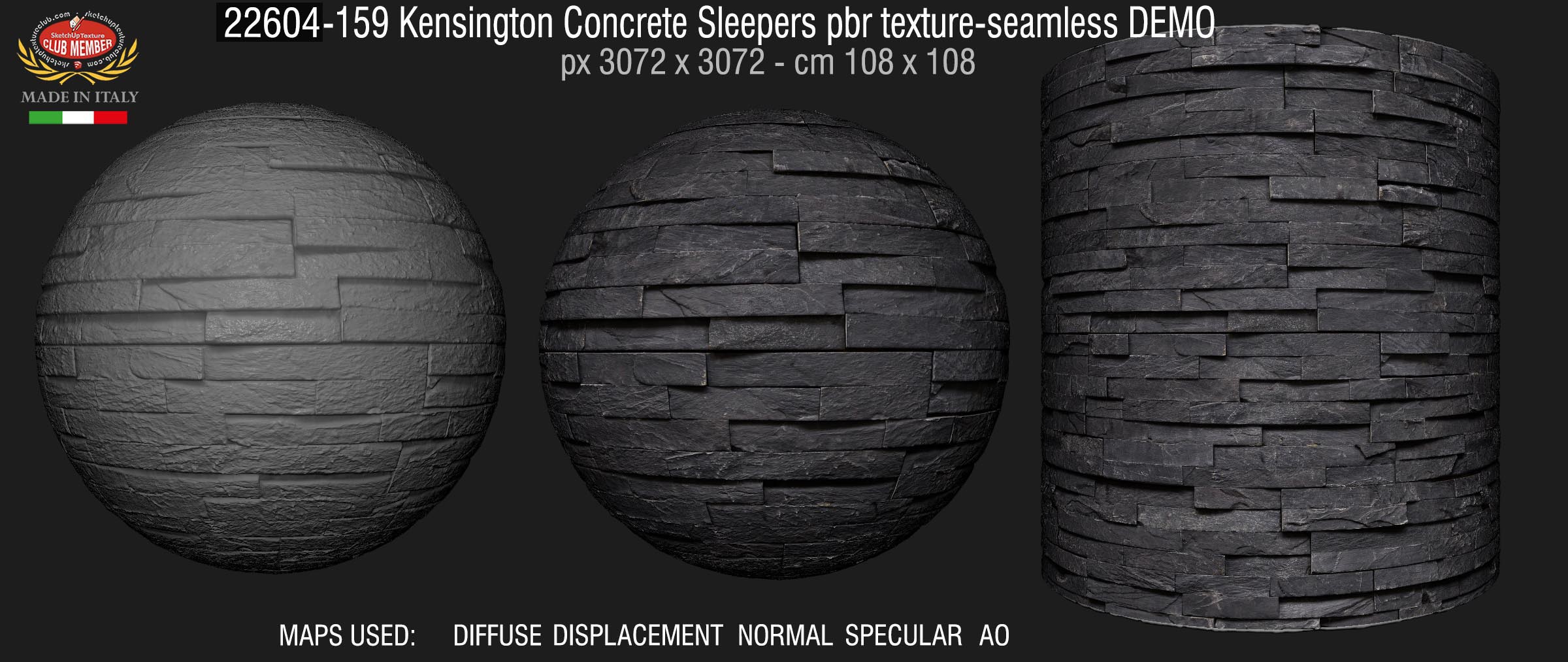 22604-159 Kensington Concrete Sleepers pbr texture-seamless DEMO