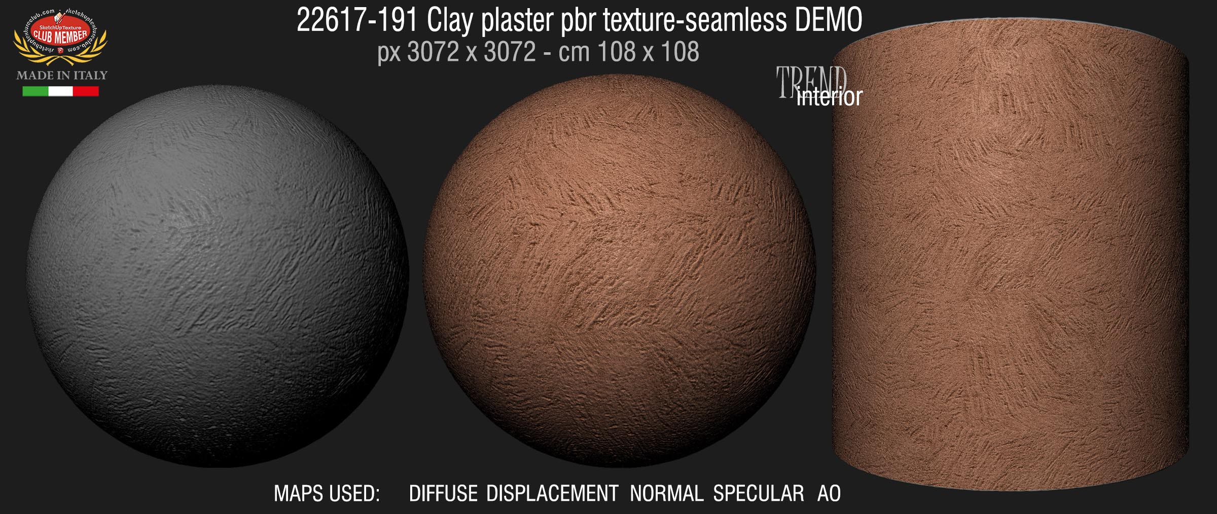 22617-191 Clay plaster pbr texture-seamless DEMO
