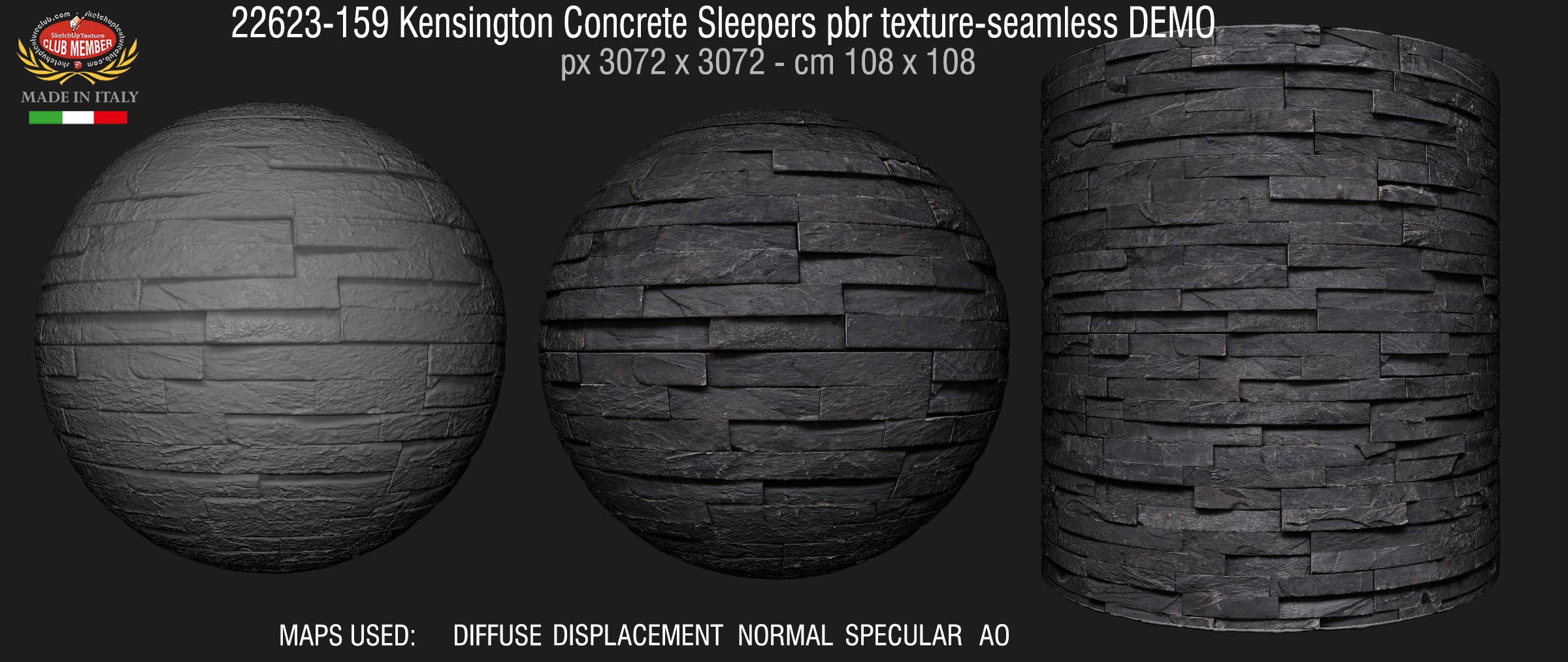 22623-159 Kensington Concrete Sleepers pbr texture-seamless DEMO