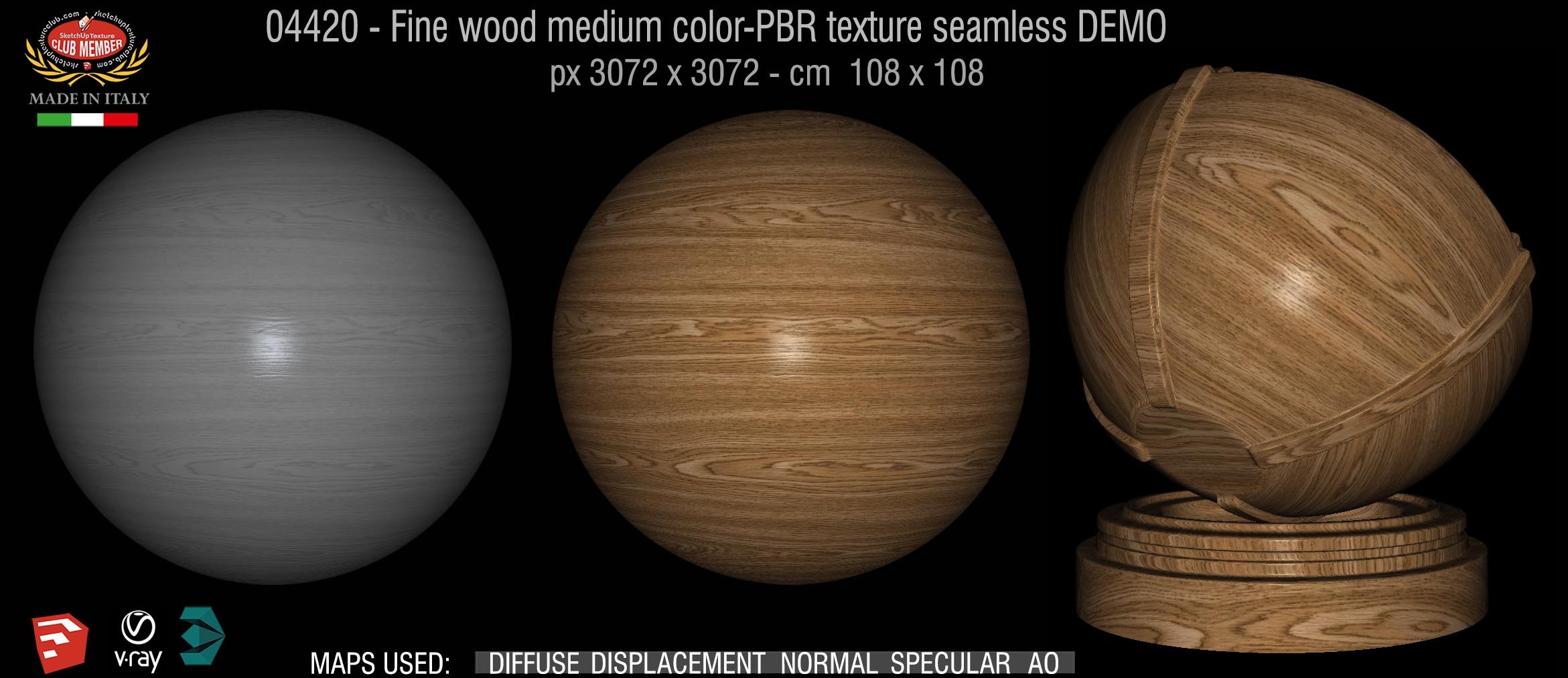 04420 Fine wood medium color-PBR texture seamless DEMO