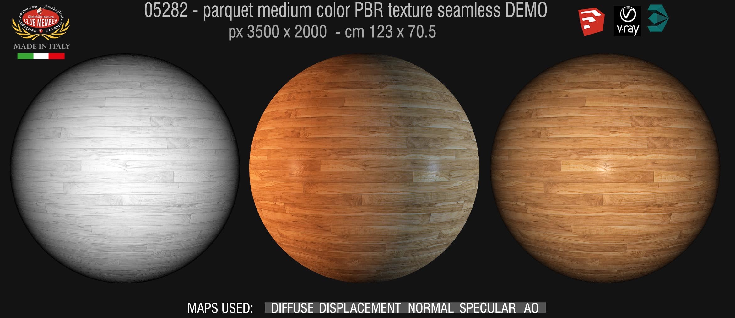 05282 parquet medium color PBR texture seamless DEMO