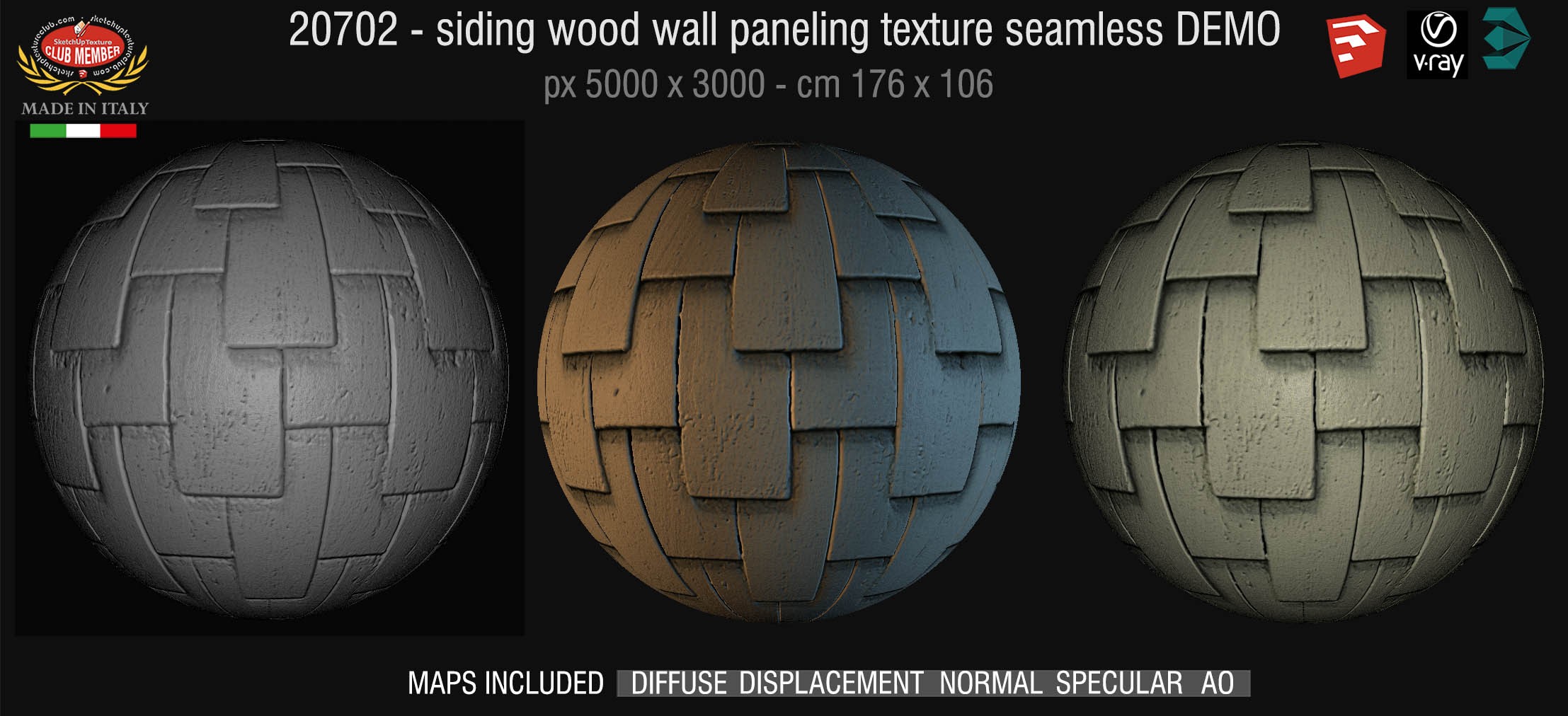 20702 Siding wood wall paneling texture DEMO