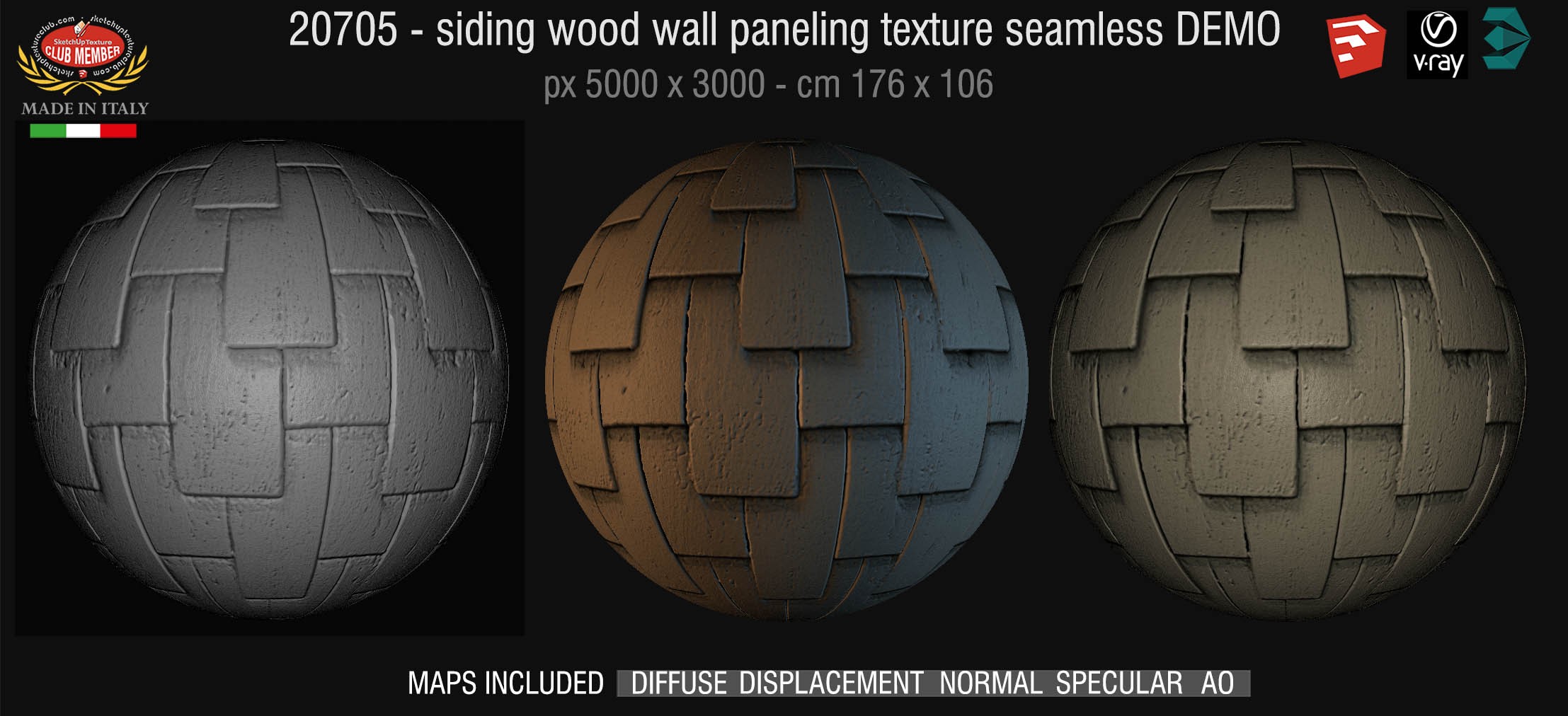 20705 Siding wood wall paneling texture DEMO