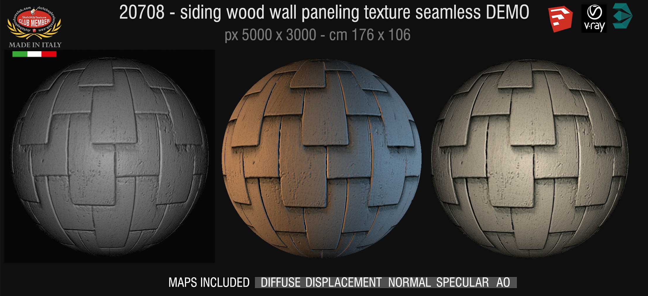 20708 Siding wood wall paneling texture DEMO