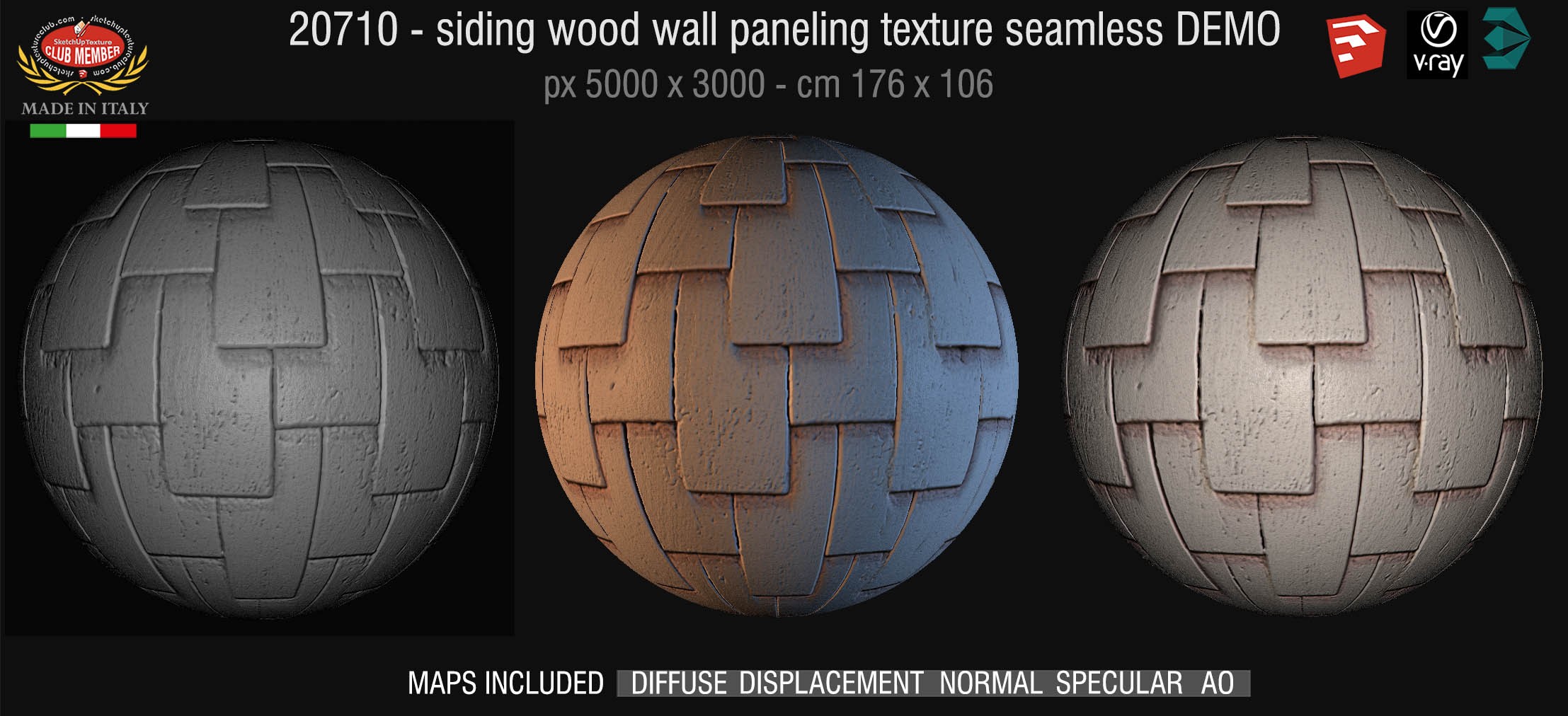 20710 Siding wood wall paneling texture DEMO