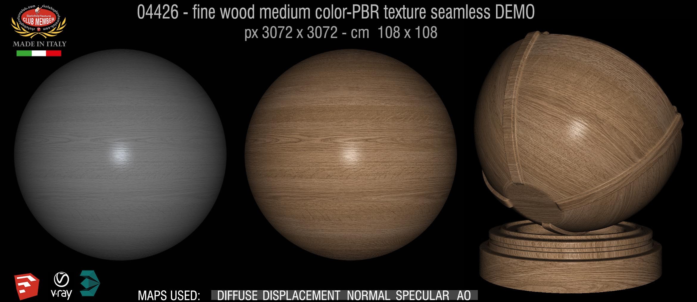 04426 Fine wood medium color-PBR texture seamless DEMO