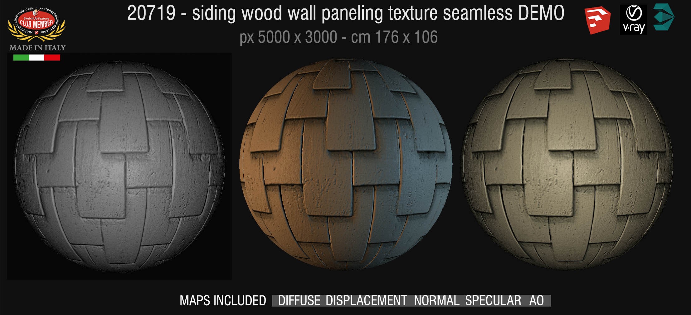 20719 Siding wood wall paneling texture DEMO