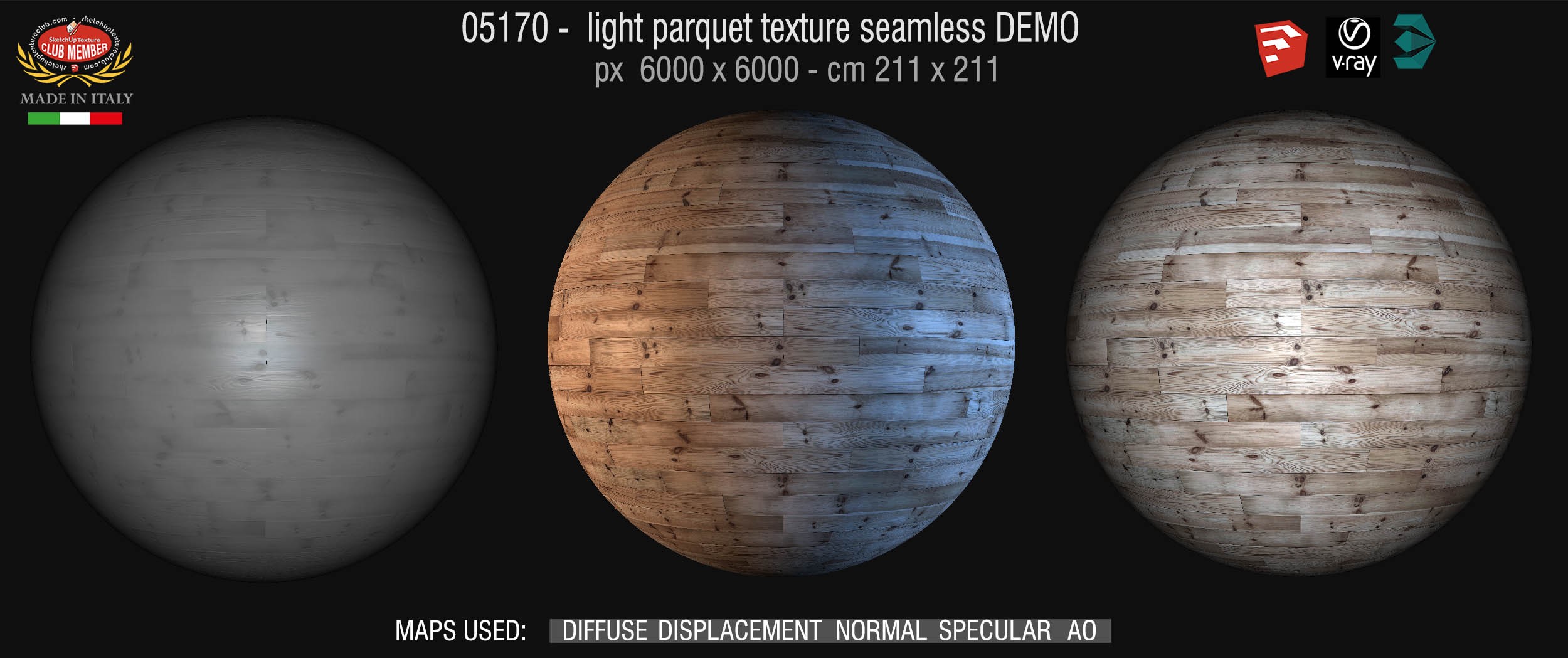 5170 light parquet PBR texture seamless DEMO