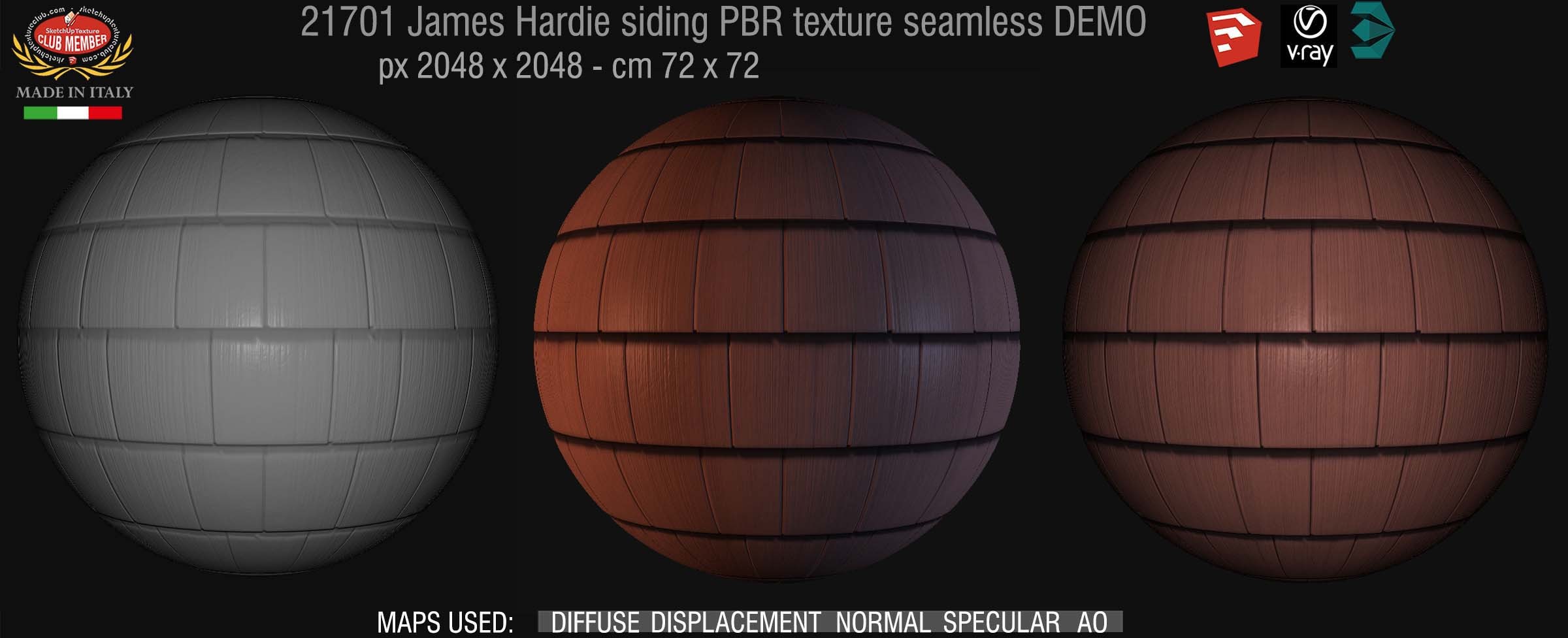 21701 James Hardie siding PBR texture seamless  DEMO