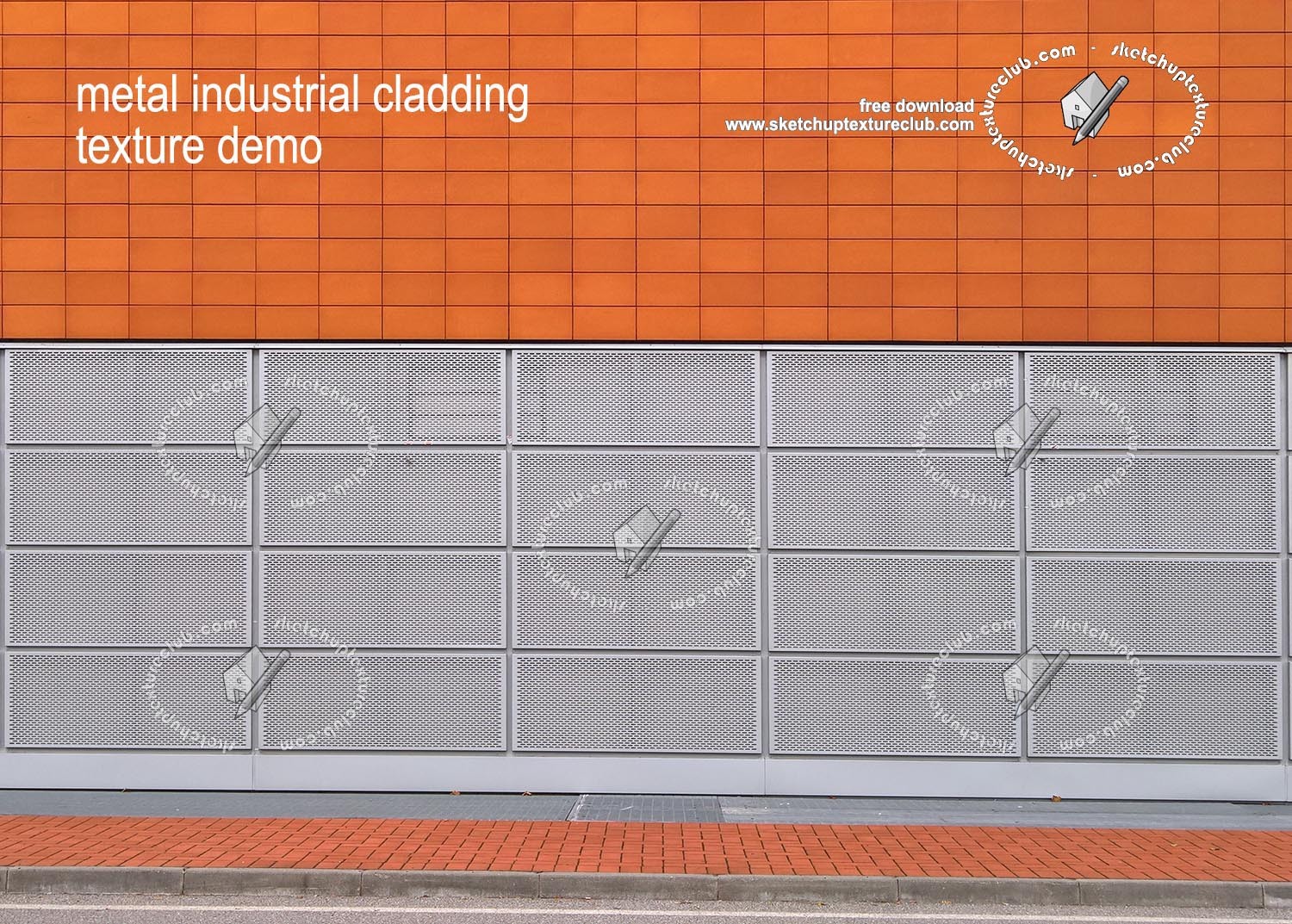 metal industrial cladding texture demo