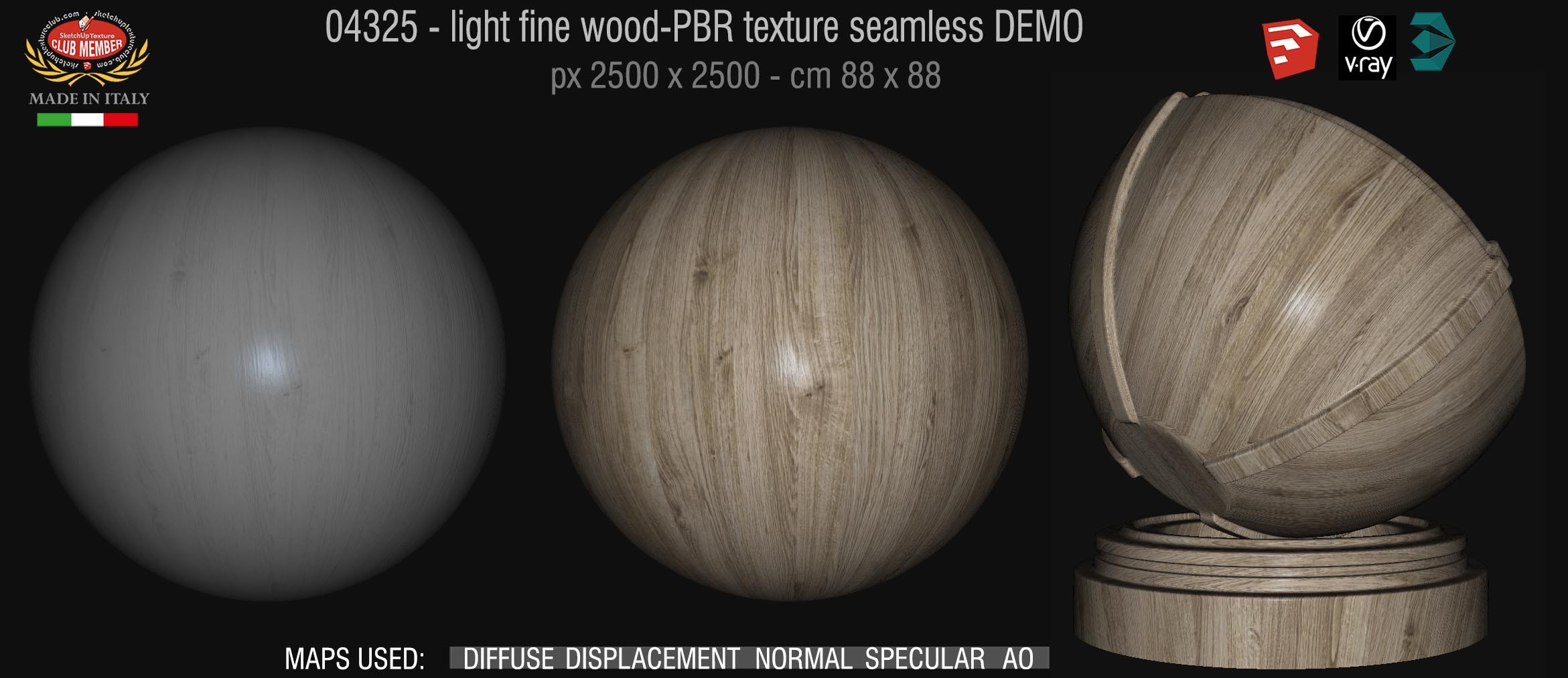 04325 light fine wood-PBR texture seamless DEMO